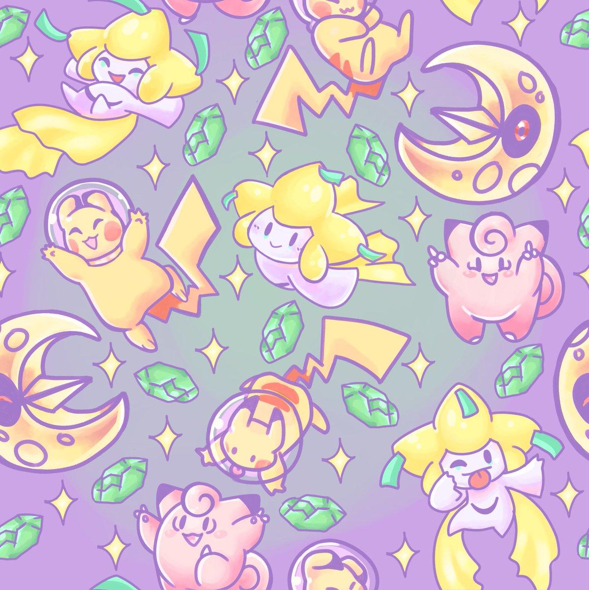 1198x1200 Cute Pokemon Background