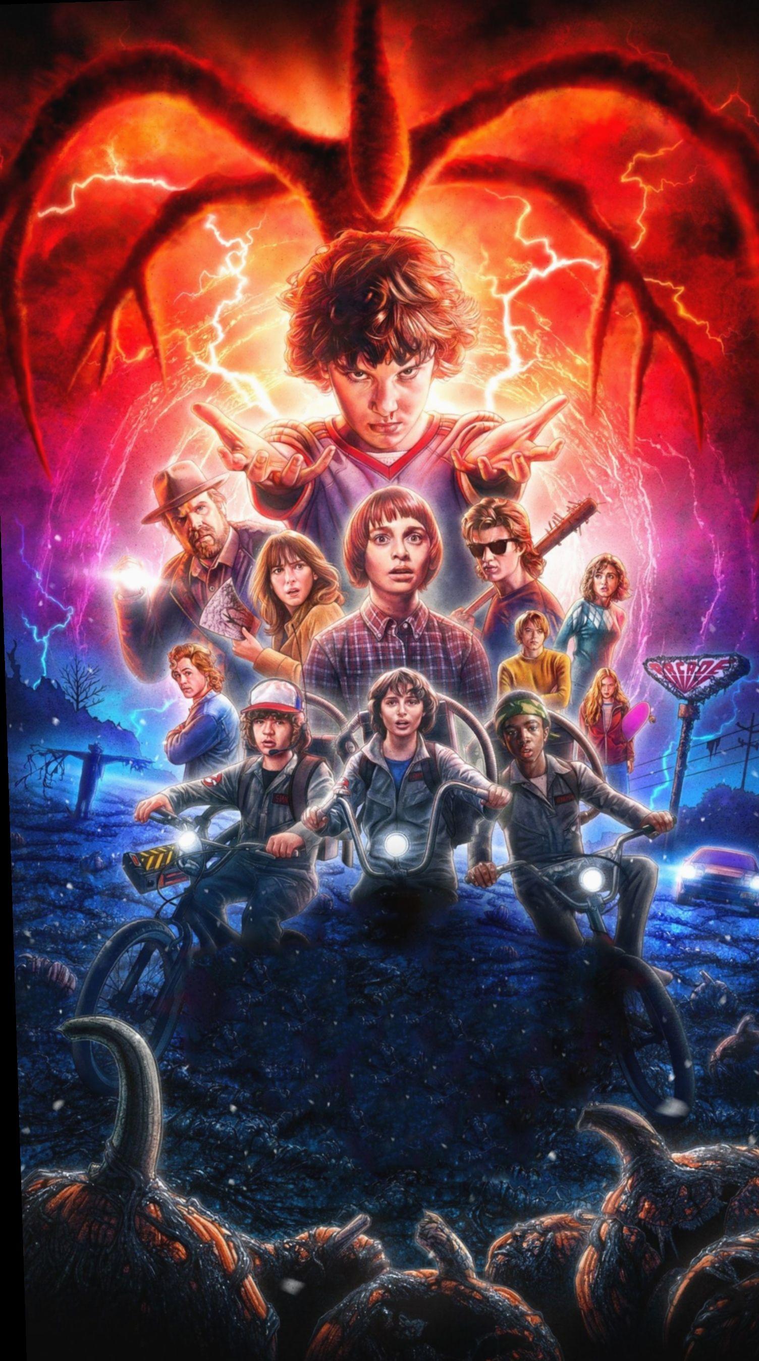 1504x2697 Stranger Things Wallpaper 4k
