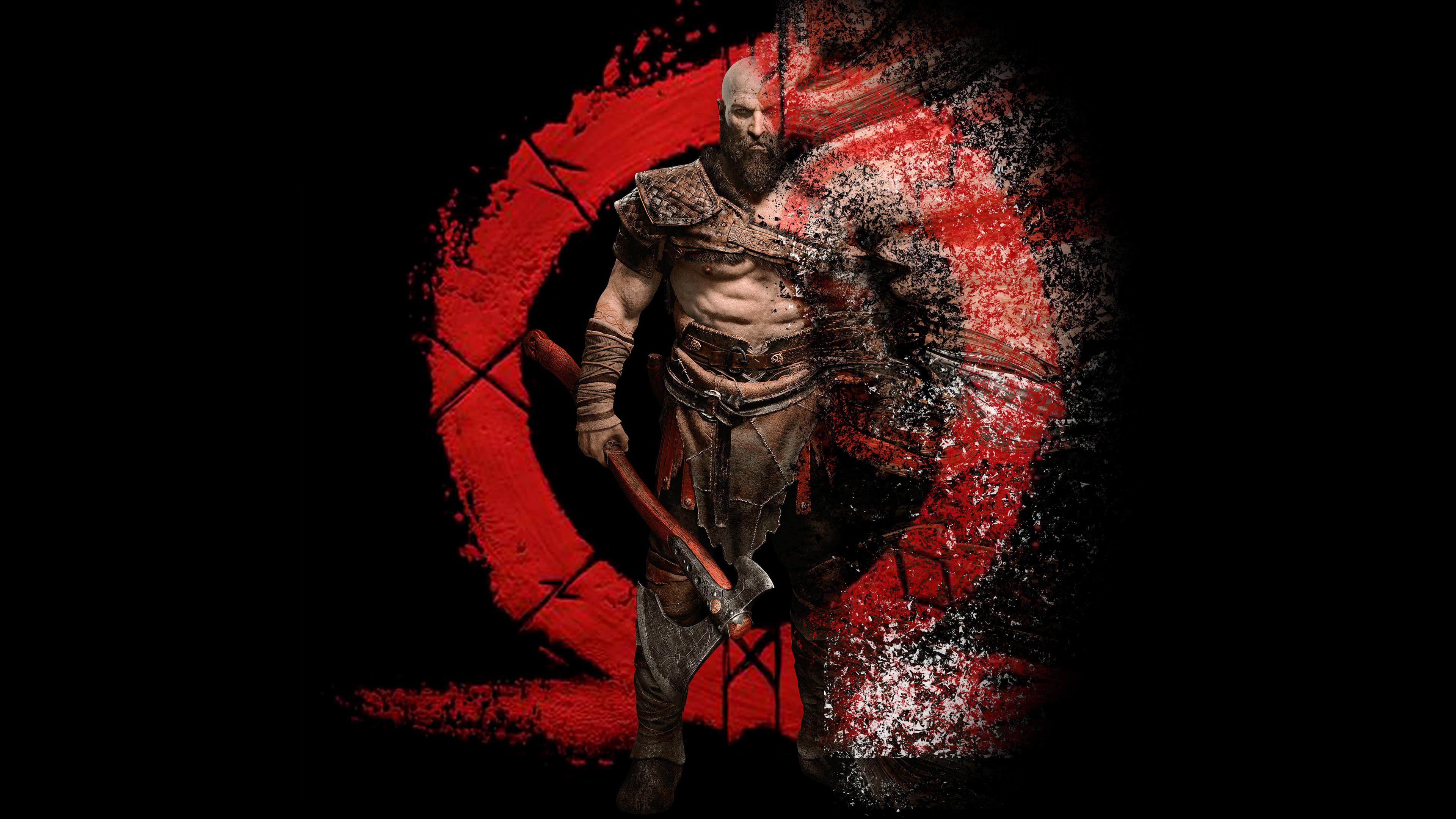 3840x2160 God Of War Kratos UHD 4K Wallpaper