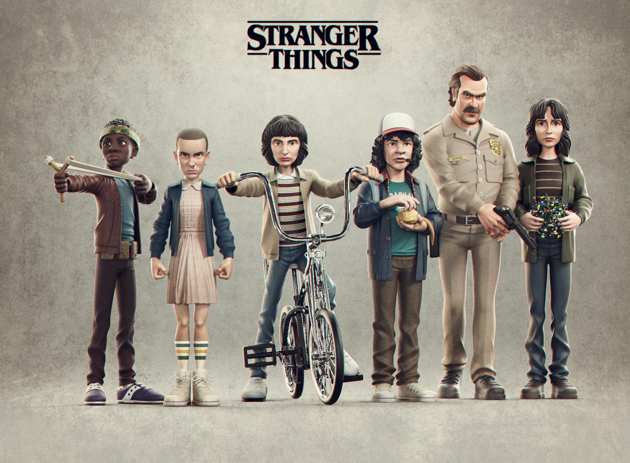 2044x1500 Stranger things Wallpaper