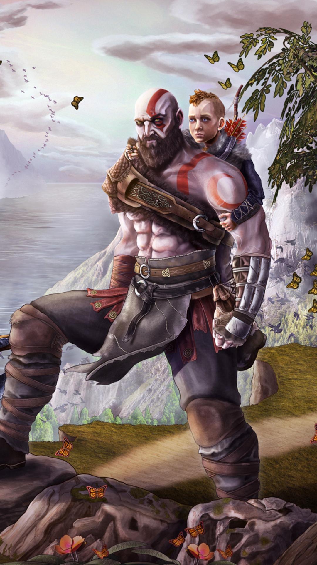 1080x1920 kratos HD wallpaper, background