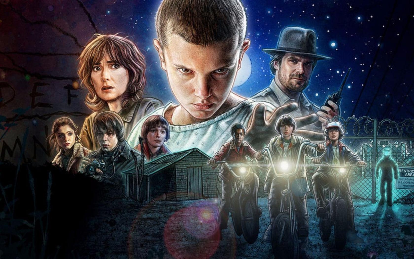1680x1050 Desktop Wallpaper Stranger Things, Tv Series, Fan Art, HD Image, Picture, Background, 7943cc