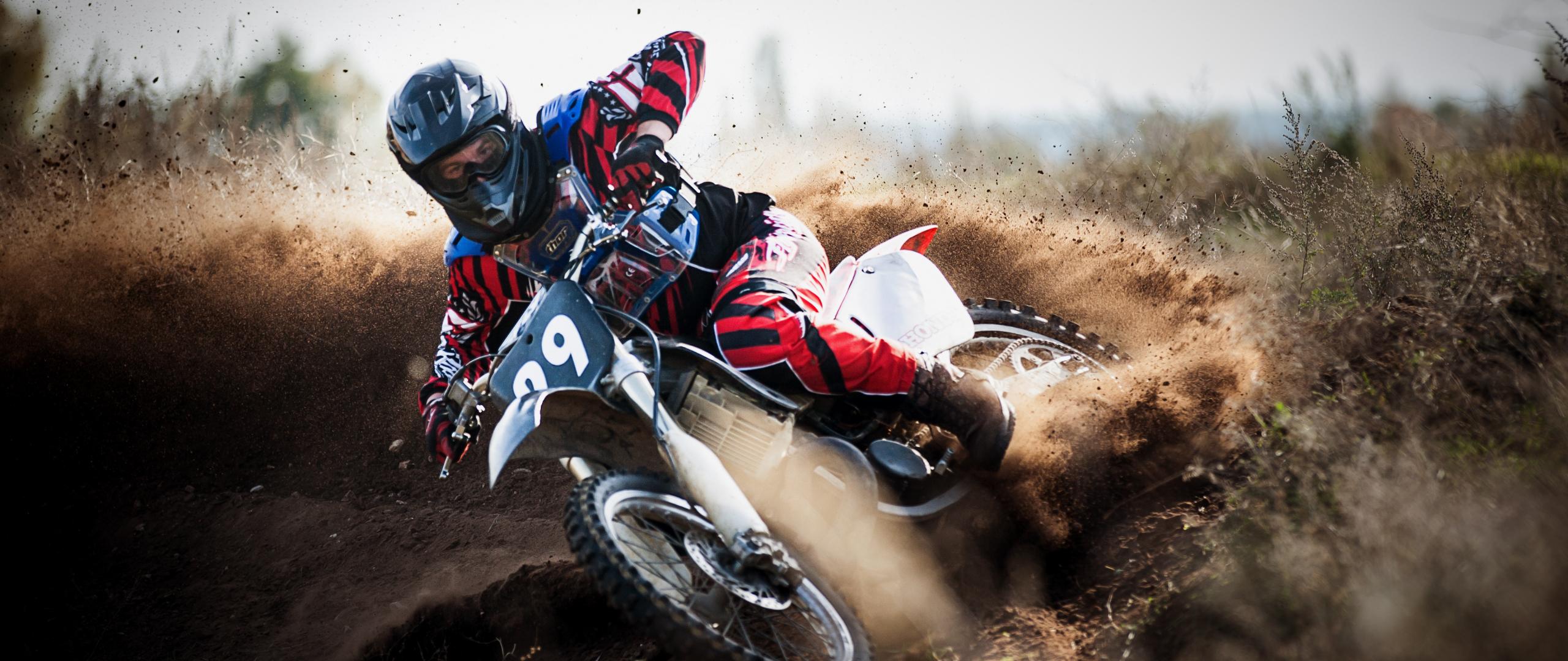 2560x1080 Desktop Wallpaper Motocross, Race Bike, HD Image, Picture, Background, Kufk02