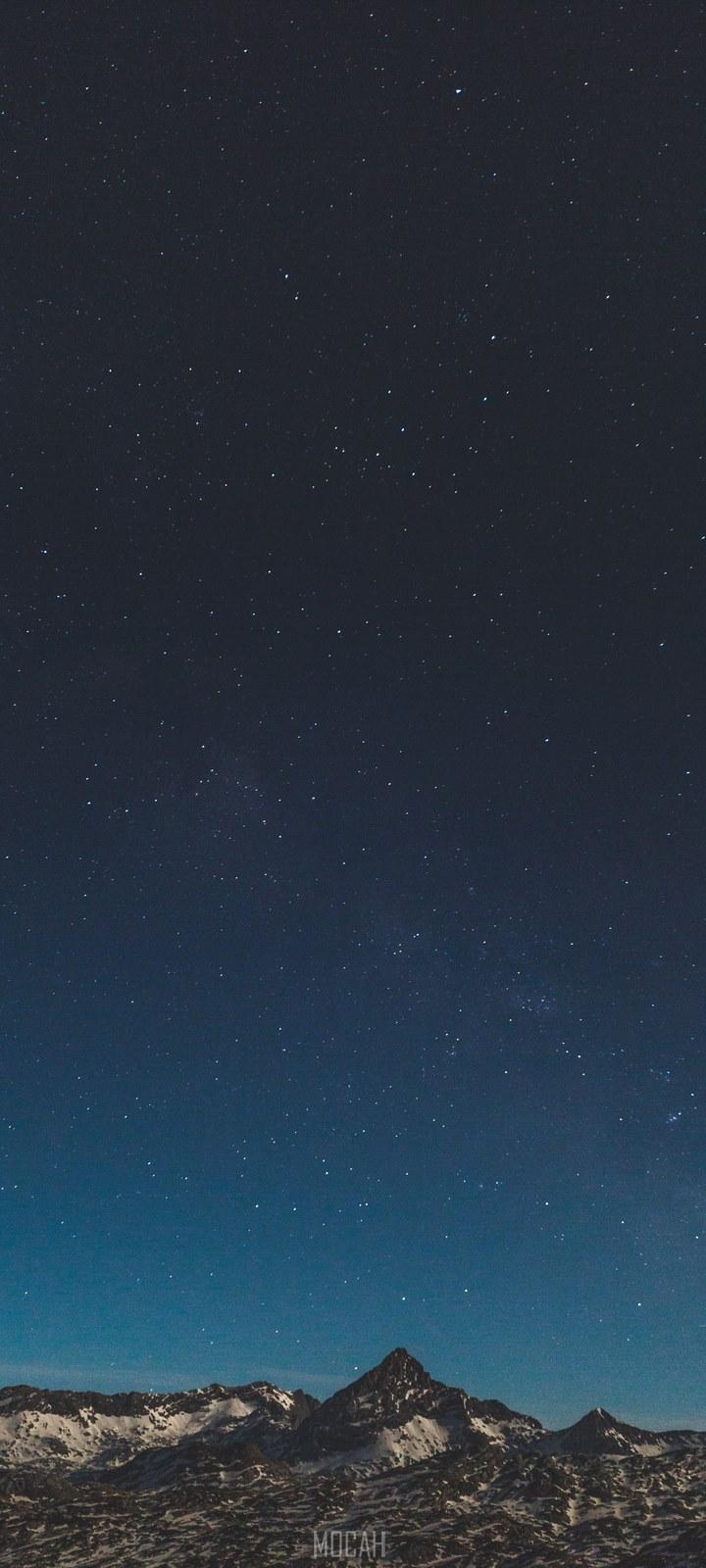 720x1600 beautiful starry sky over snow capped mountains in steinernes meer, starlit sky over steinernes meer, vivo Y20 wallpaper free download, 720x1600. Mocah HD Wallpaper