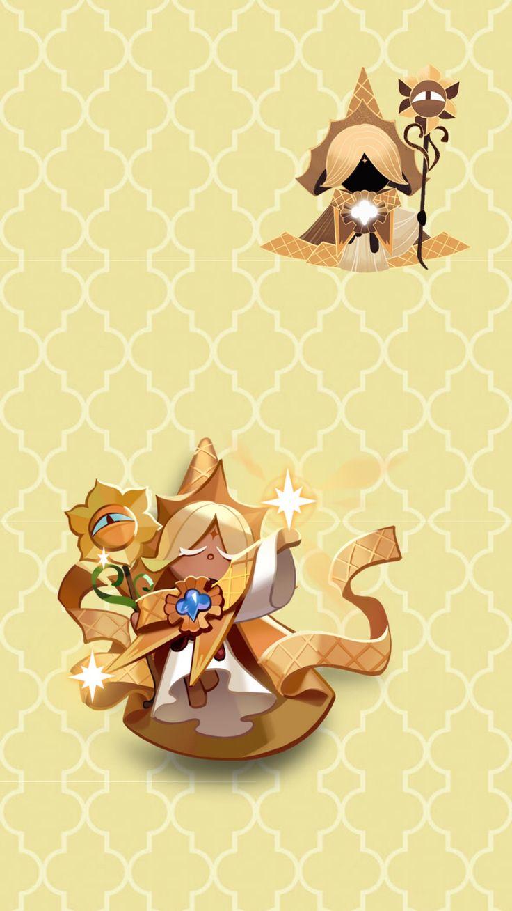 736x1308 Vanilla cone cookie run kingdom. Cookie run, Dragon cookies, Character wallpaper