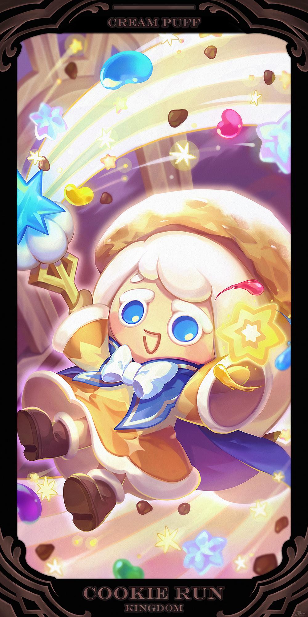 1000x2000 Cream Puff Cookie, Mobile Wallpaper Anime Image Board Mobile