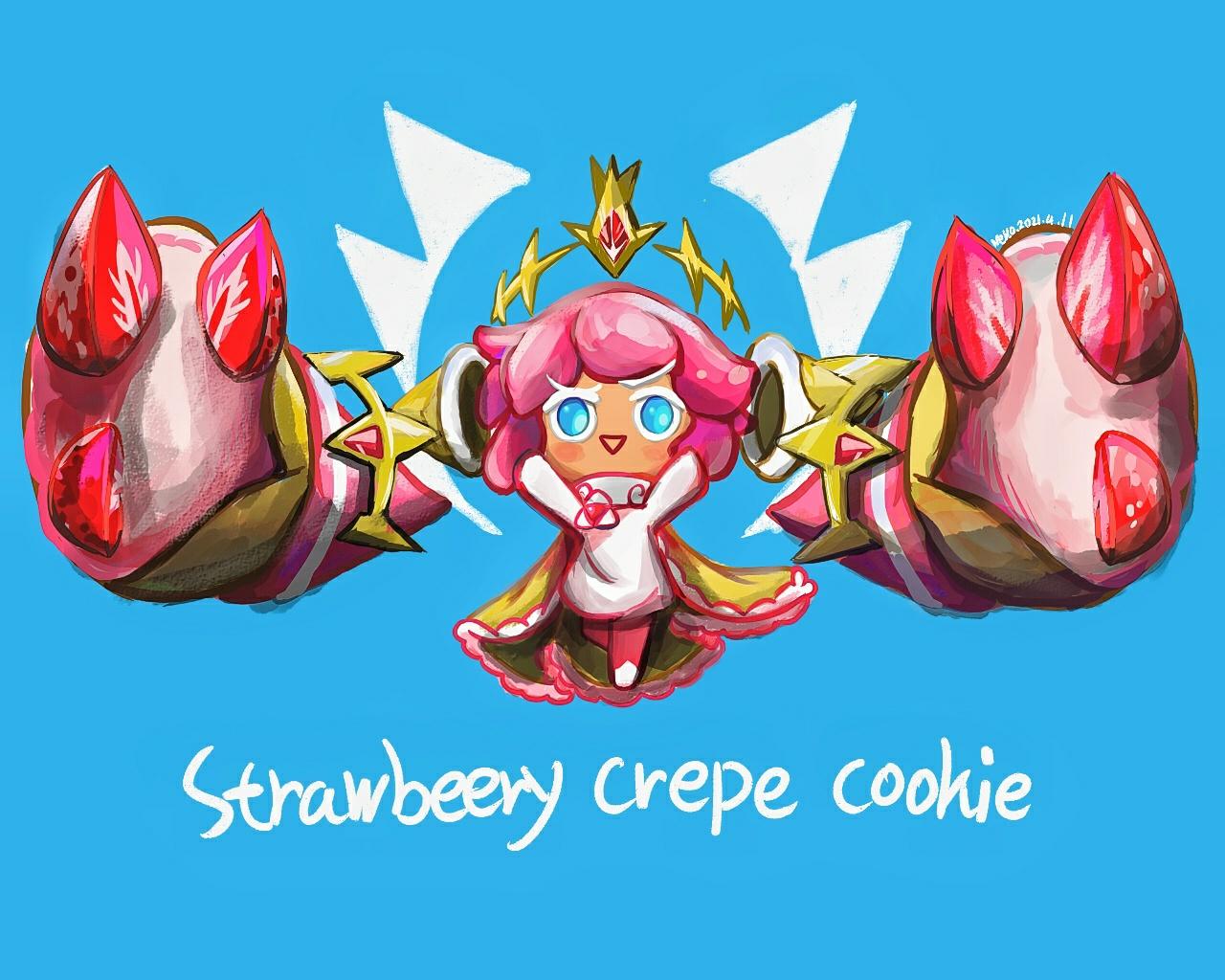 1280x1024 Strawberry Crepe Cookie, Wallpaper Anime Image Board