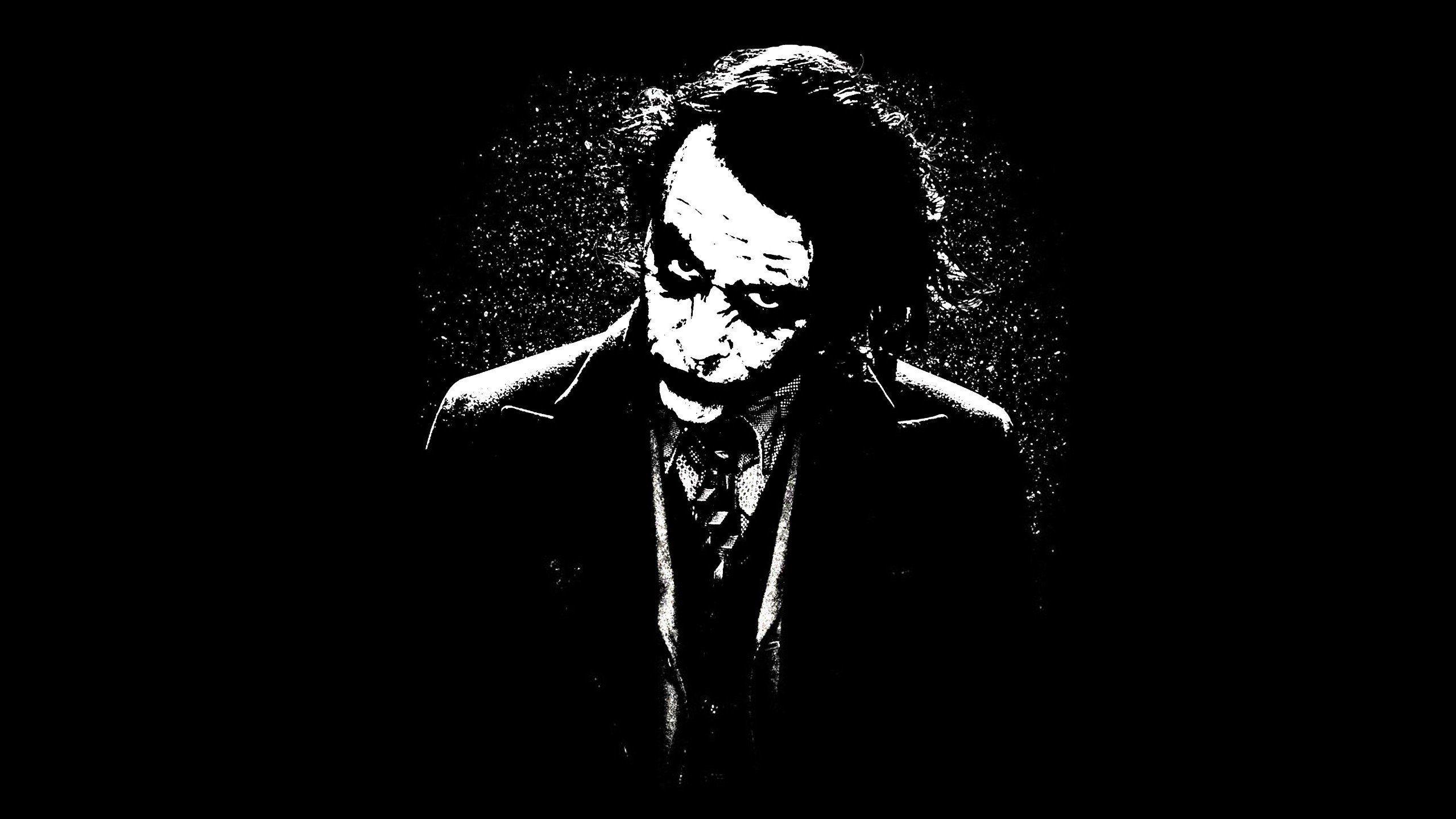 2560x1440 Joker, Heath Ledger, Batman, The Dark Knight HD Wallpaper / Desktop