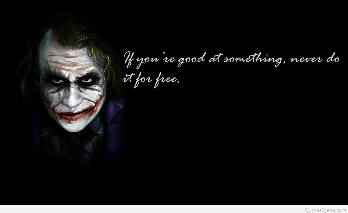 Joker Quotes Wallpapers Top Free Joker Quotes Backgrounds Wallpaperaccess