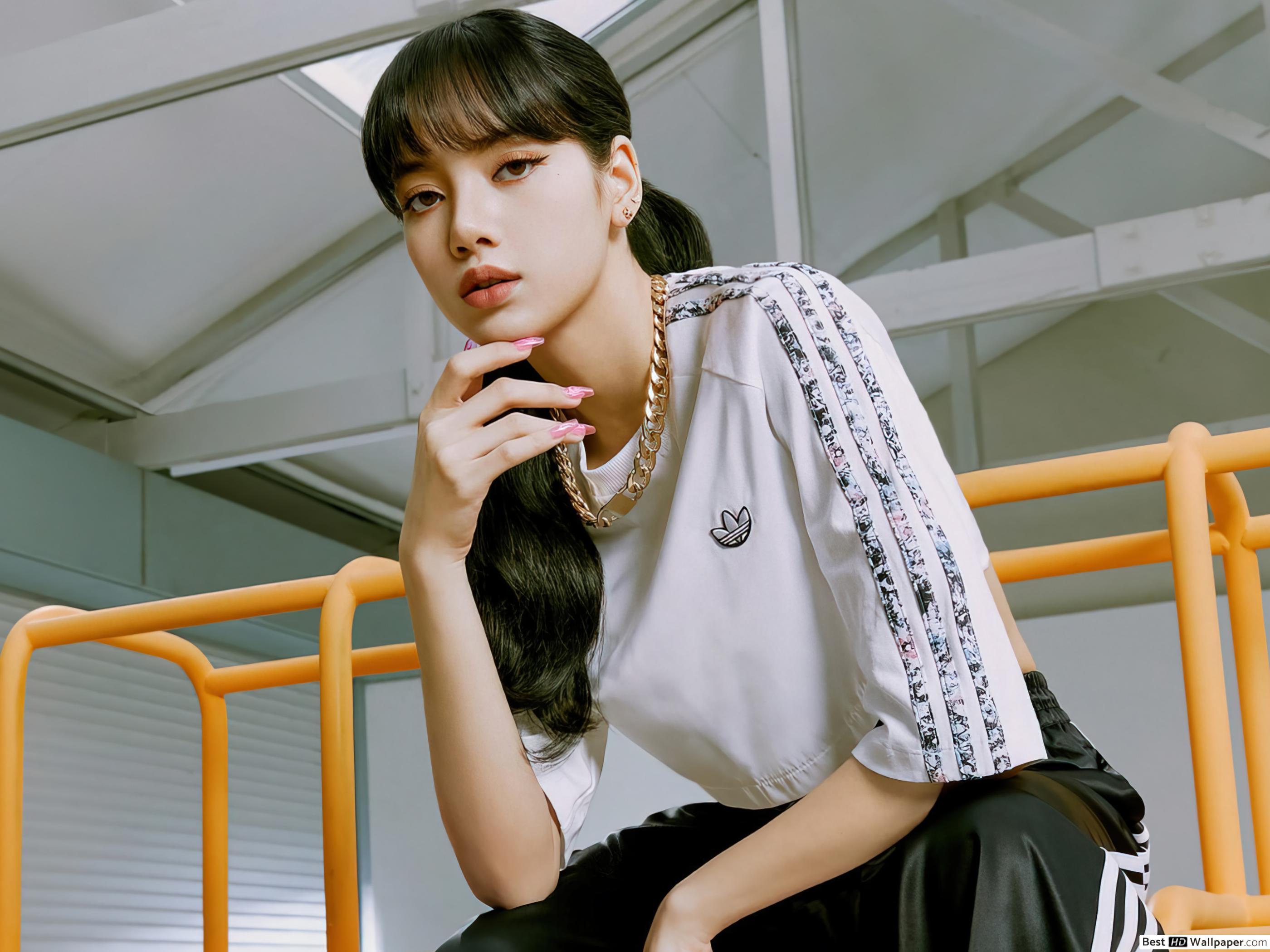2800x2100 BlackPink's Lisa in Adidas Photohoot [2021] HD wallpaper download
