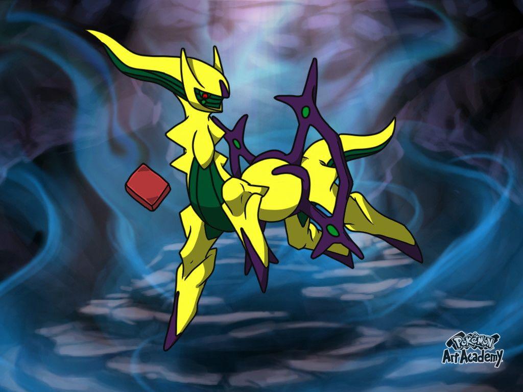1024x768 Pokemon Art Academy: Free Paint 11: Shiny Arceus