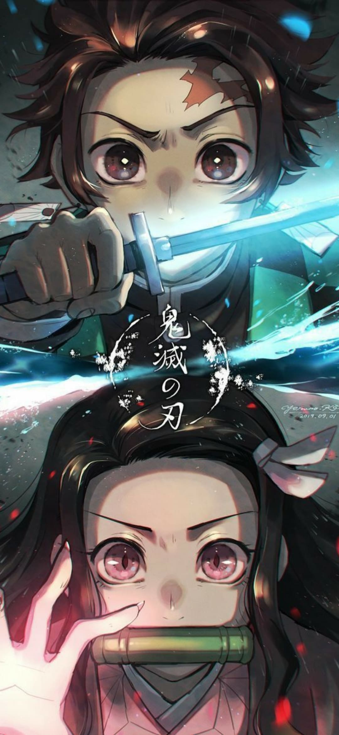 1080x2340 Demon Slayer Wallpaper Demon Slayer Background