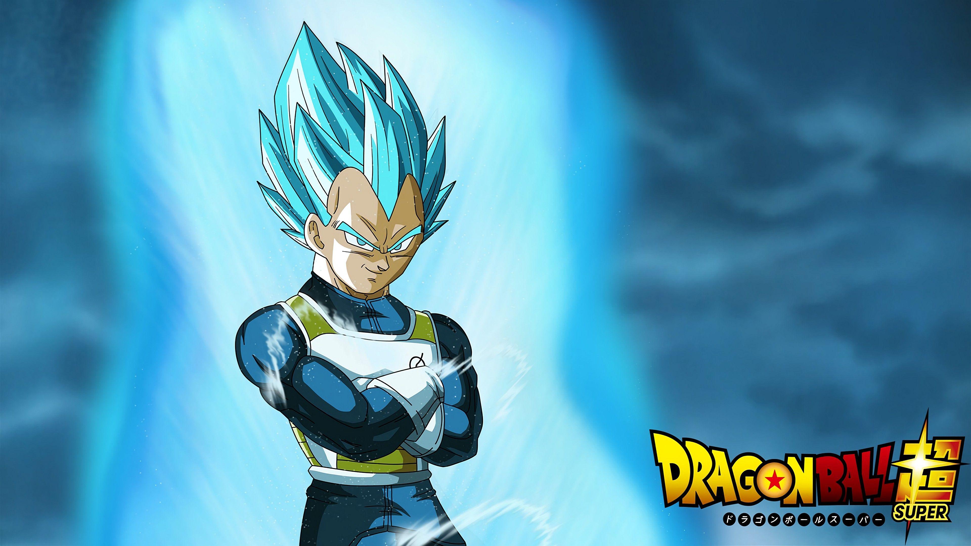 3840x2160 vegeta super saiyan god wallpaper