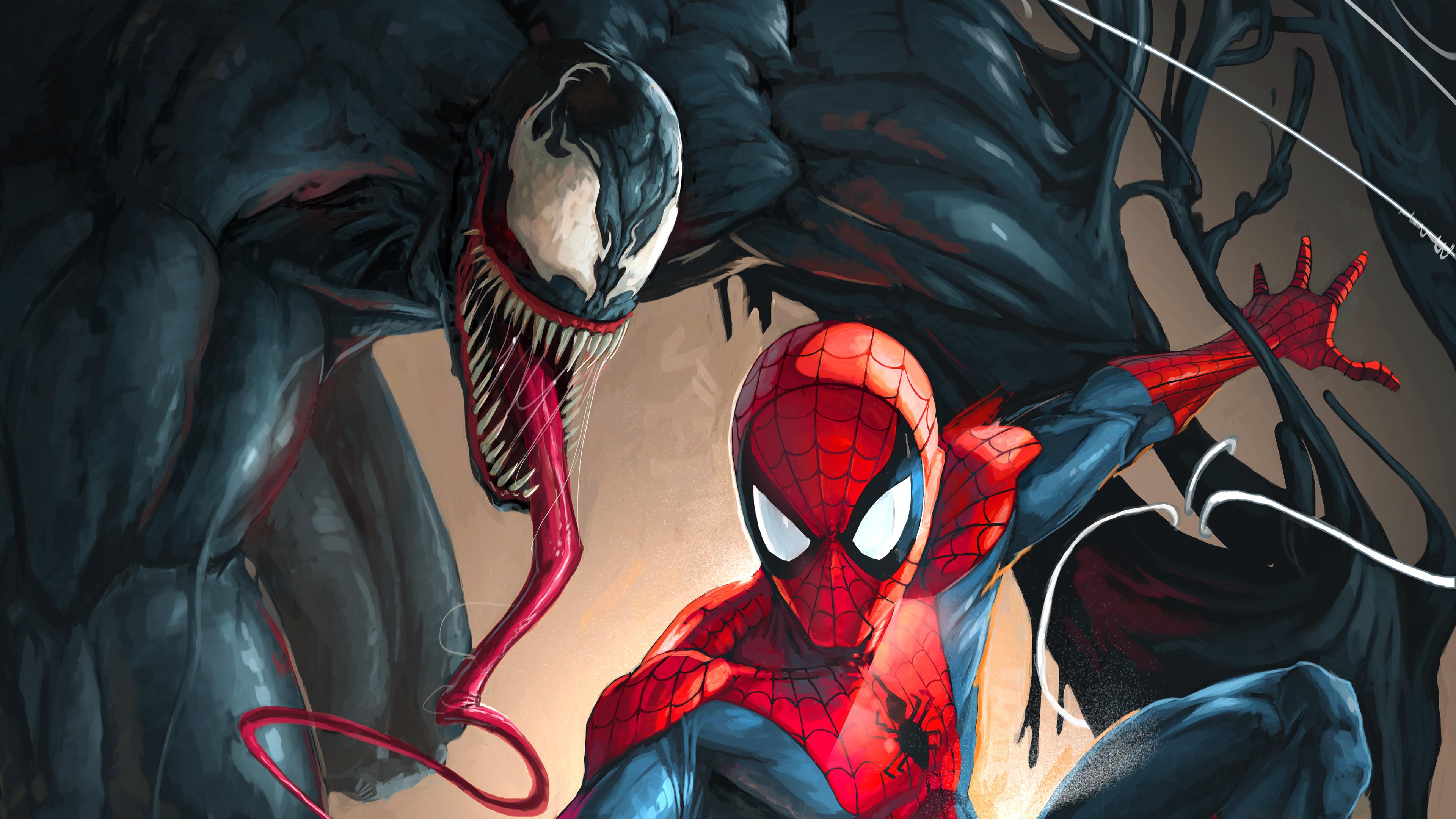 3840x2160 Wallpaper 4k Spiderman Venom 4k Wallpaper