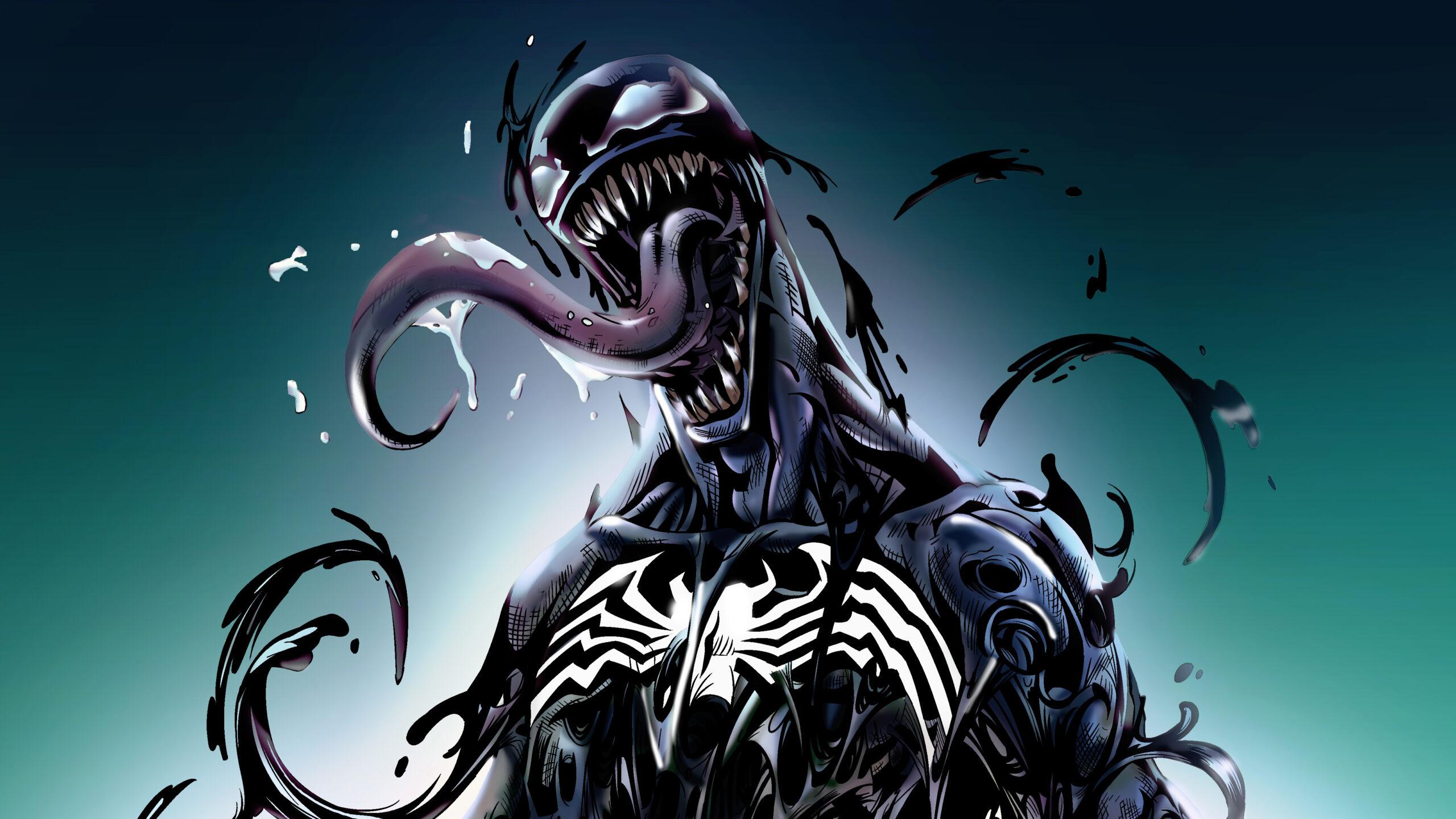 2560x1440 4k Spiderman vs Venom