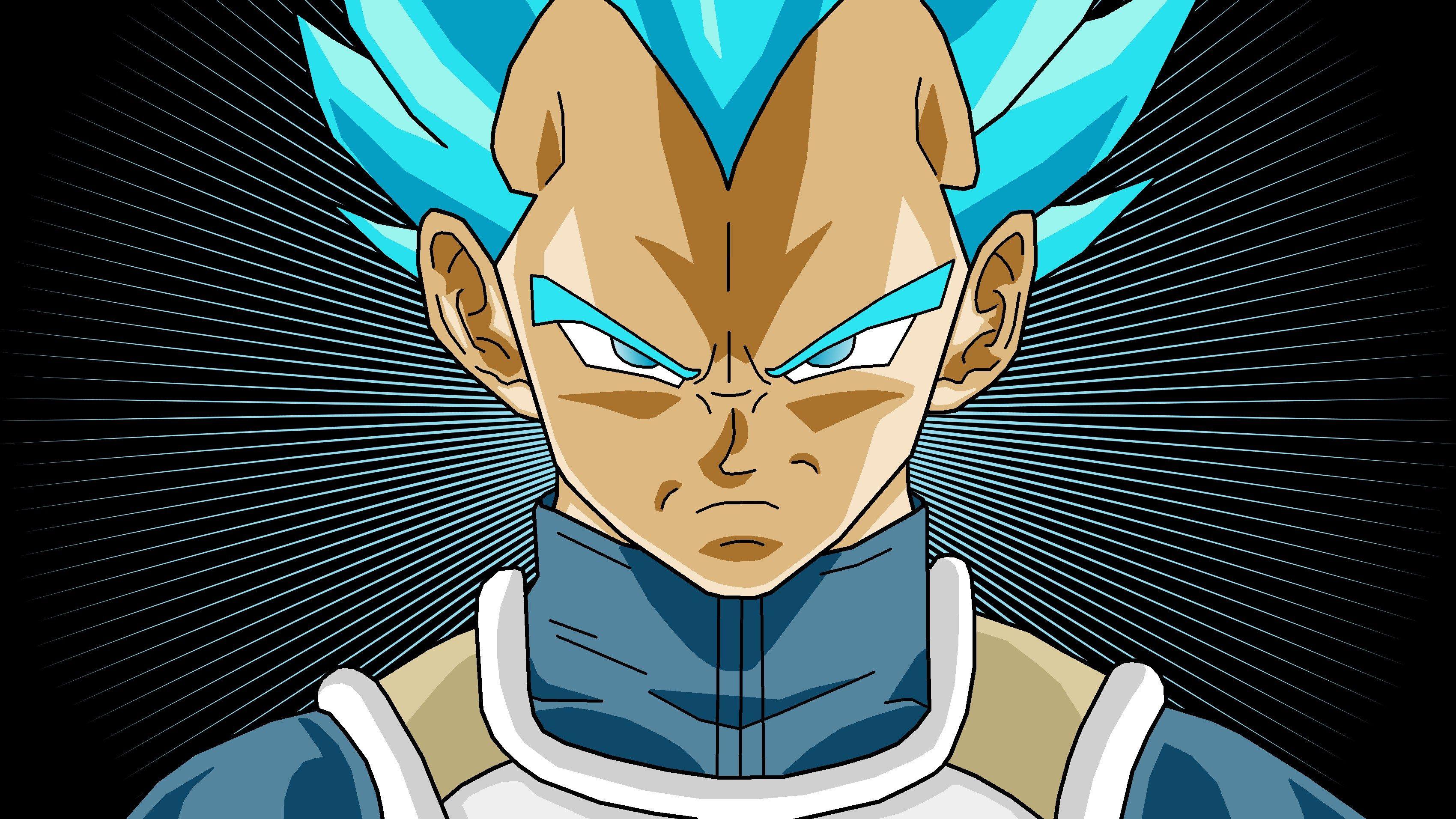 3400x1913 Vegeta Super Saiyan God Wallpaper