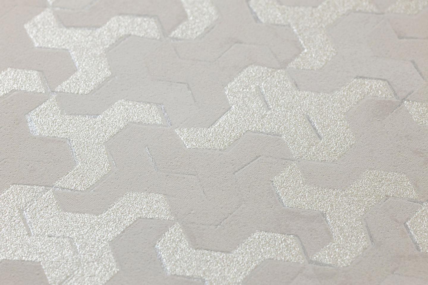 1440x958 Wallpaper Skylar (Light beige grey, White silver)