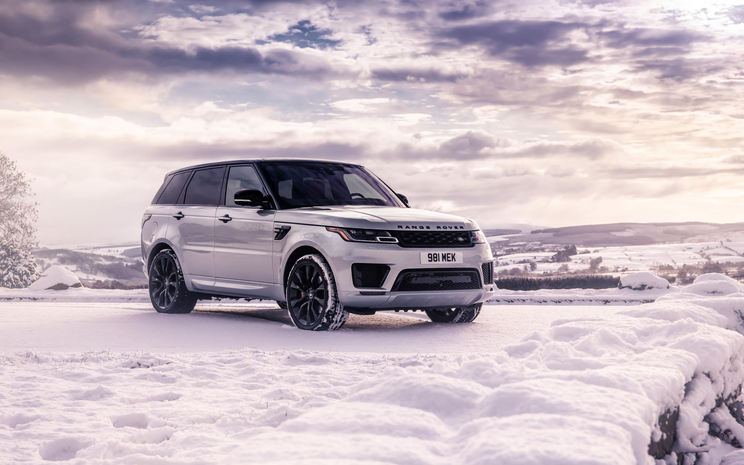 2560x1600 Range Rover Sport, Car, Silver, Snow, Winter Wallpaper & Background Image