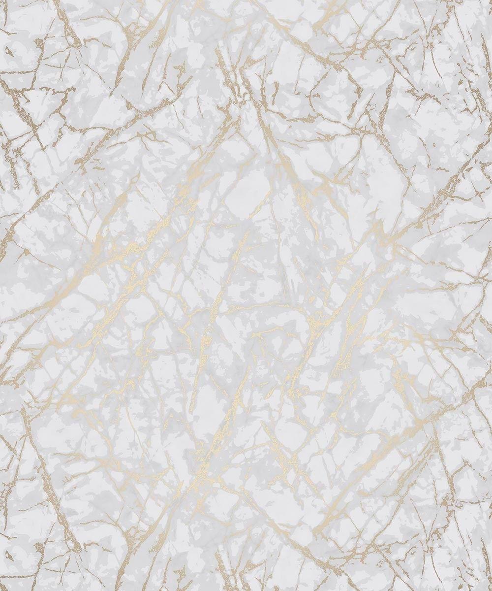1000x1200 Marblesque Metallic Marble White Gold Wallpaper