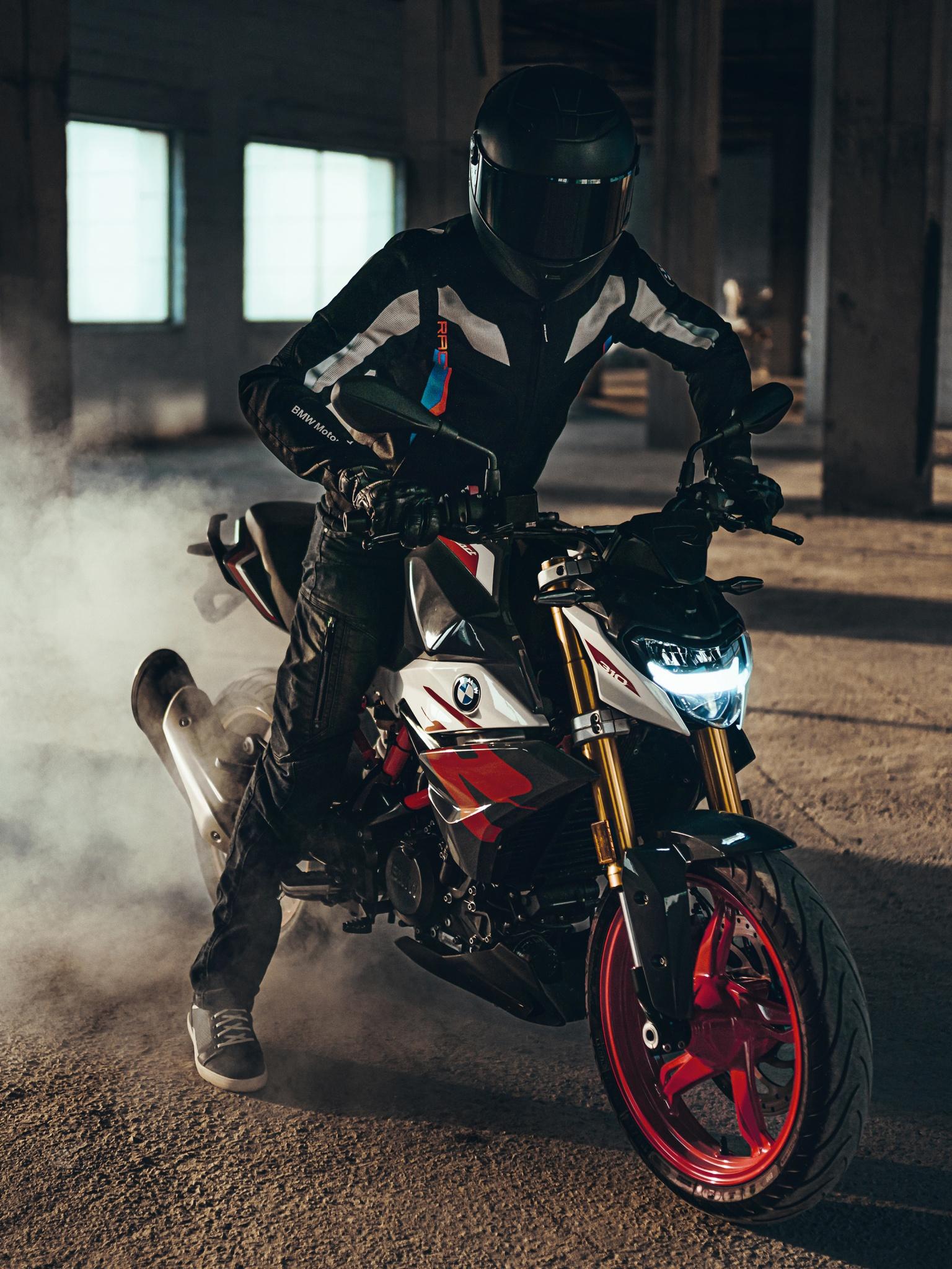 1536x2048 BMW G310R Wallpaper 4K, Biker, Drift, Bikes