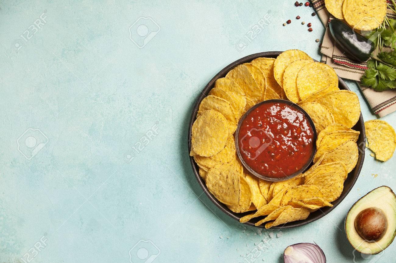 1300x866 Free download Mexican Nachos Chips With Salsa Sauce On Rustic Background [1300x866] for your Desktop, Mobile & Tablet. Explore Salsa Background. Salsa Wallpaper, Salsa Background
