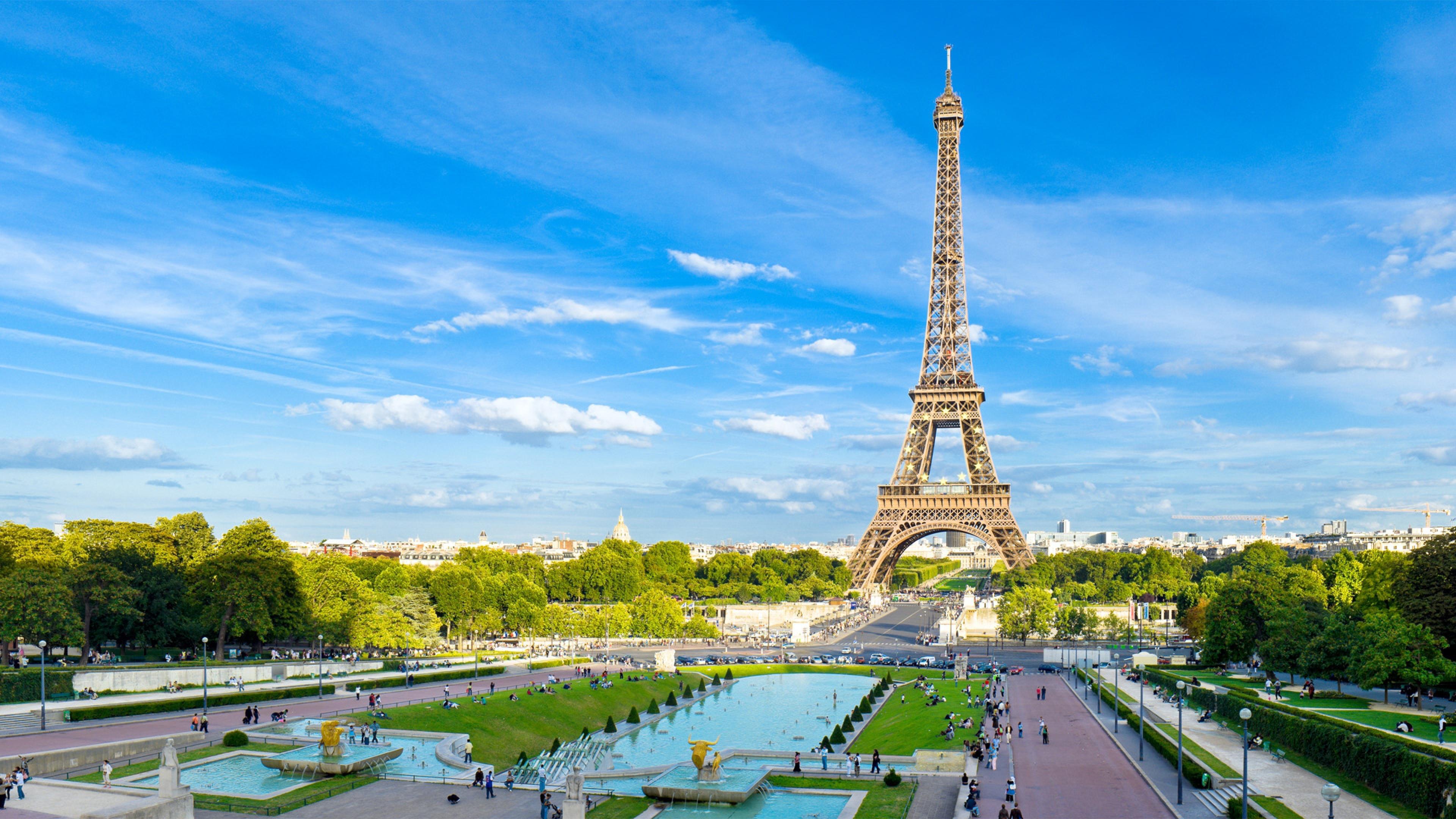 3840x2160 Free download Download Wallpaper 3840x2160 Paris France Eiffel tower Sky Blue 4K [3840x2160] for your Desktop, Mobile & Tablet. Explore 4K Nature Wallpaper Winter FranceK HD Wallpaper, Best