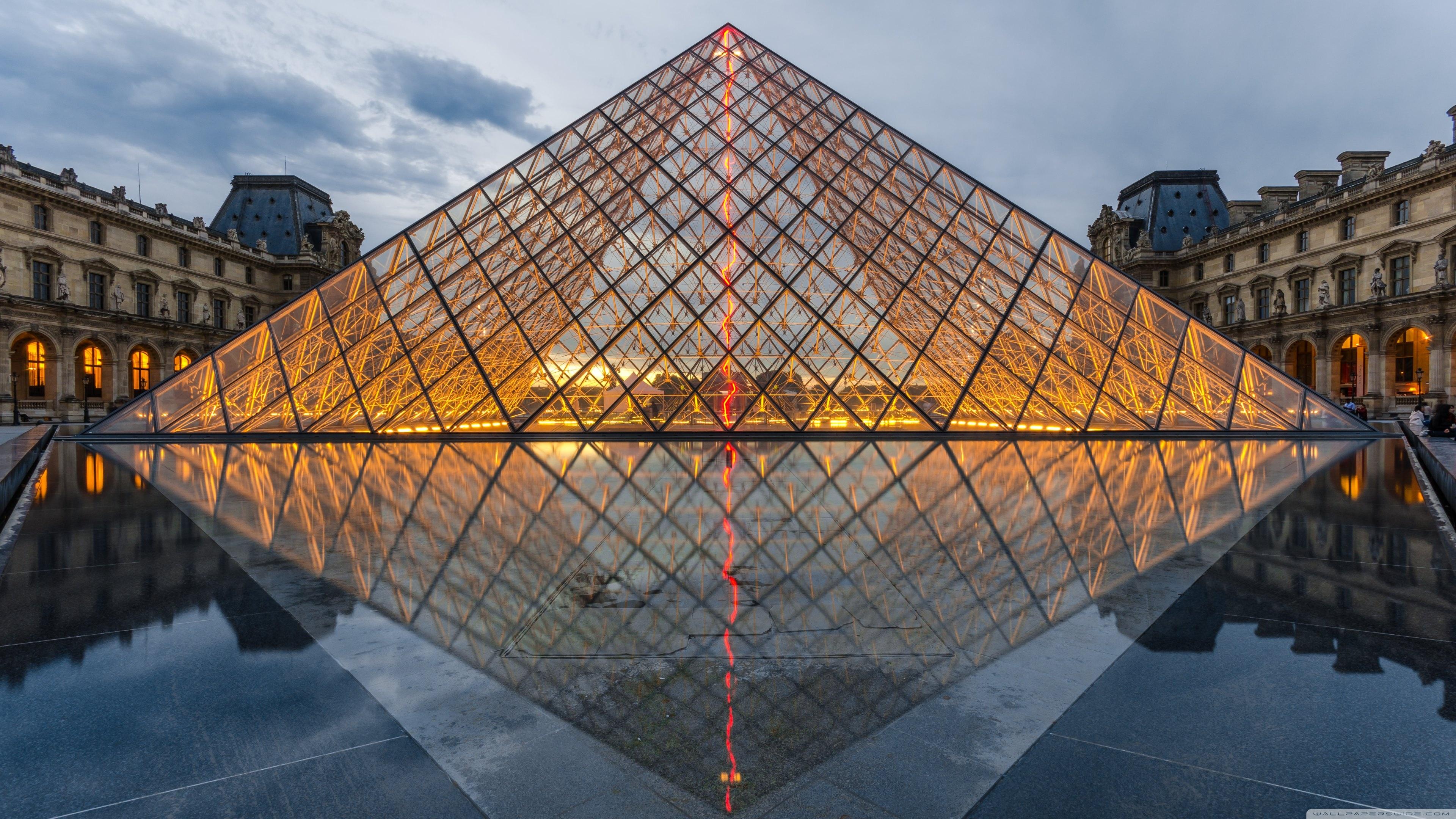 3840x2160 Louvre Wallpaper 4K