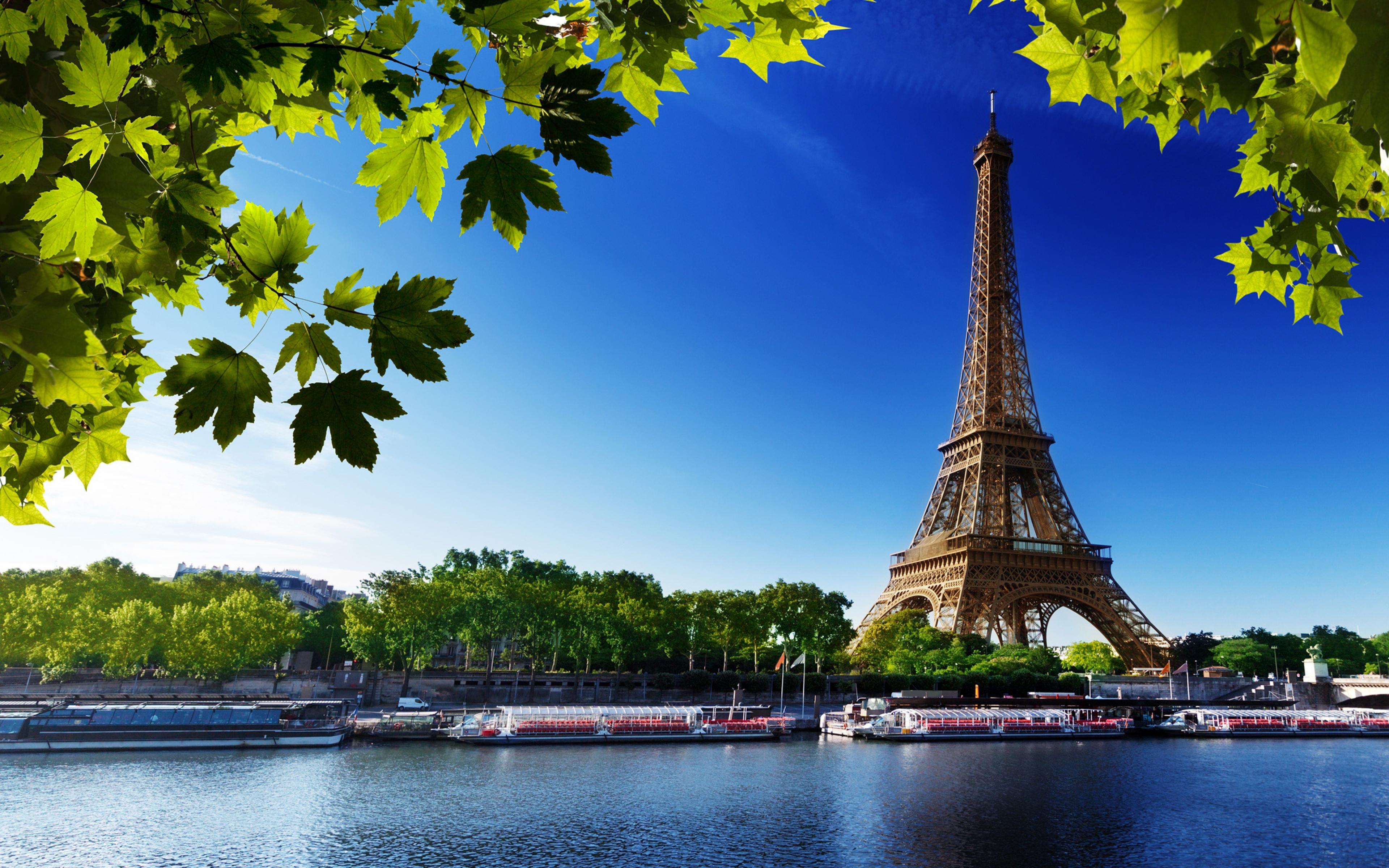 3840x2400 Free download tower France River Beach Trees Wallpaper Background Ultra HD 4K [3840x2400] for your Desktop, Mobile & Tablet. Explore 4K Nature Wallpaper Winter FranceK HD Wallpaper, Best