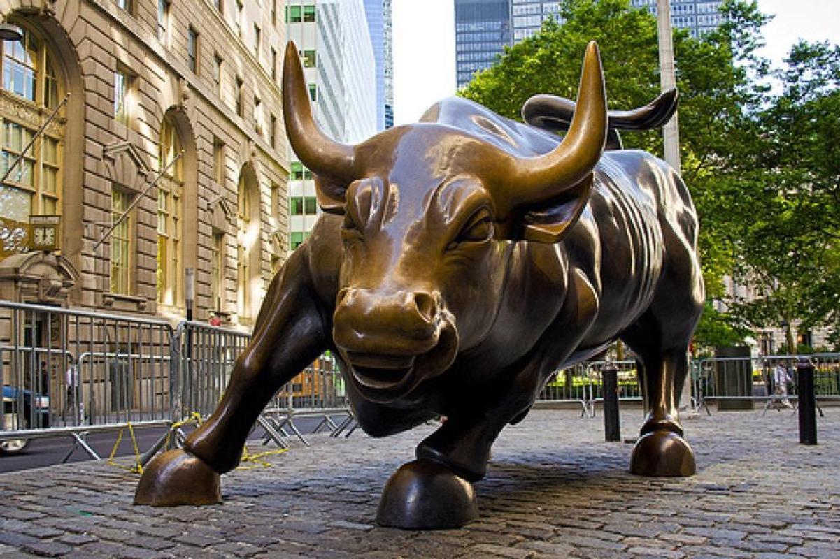 1201x800 Wall Street Bull Wallpaper