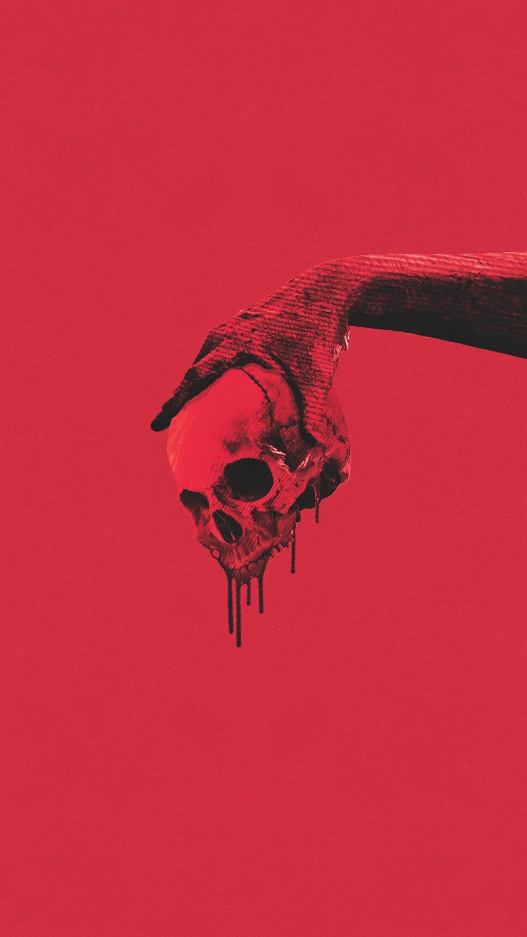 1080x1920 Skull Wallpaper RED. Skulls. Wallpaper, Skull wallpaper, iPhone (2021)