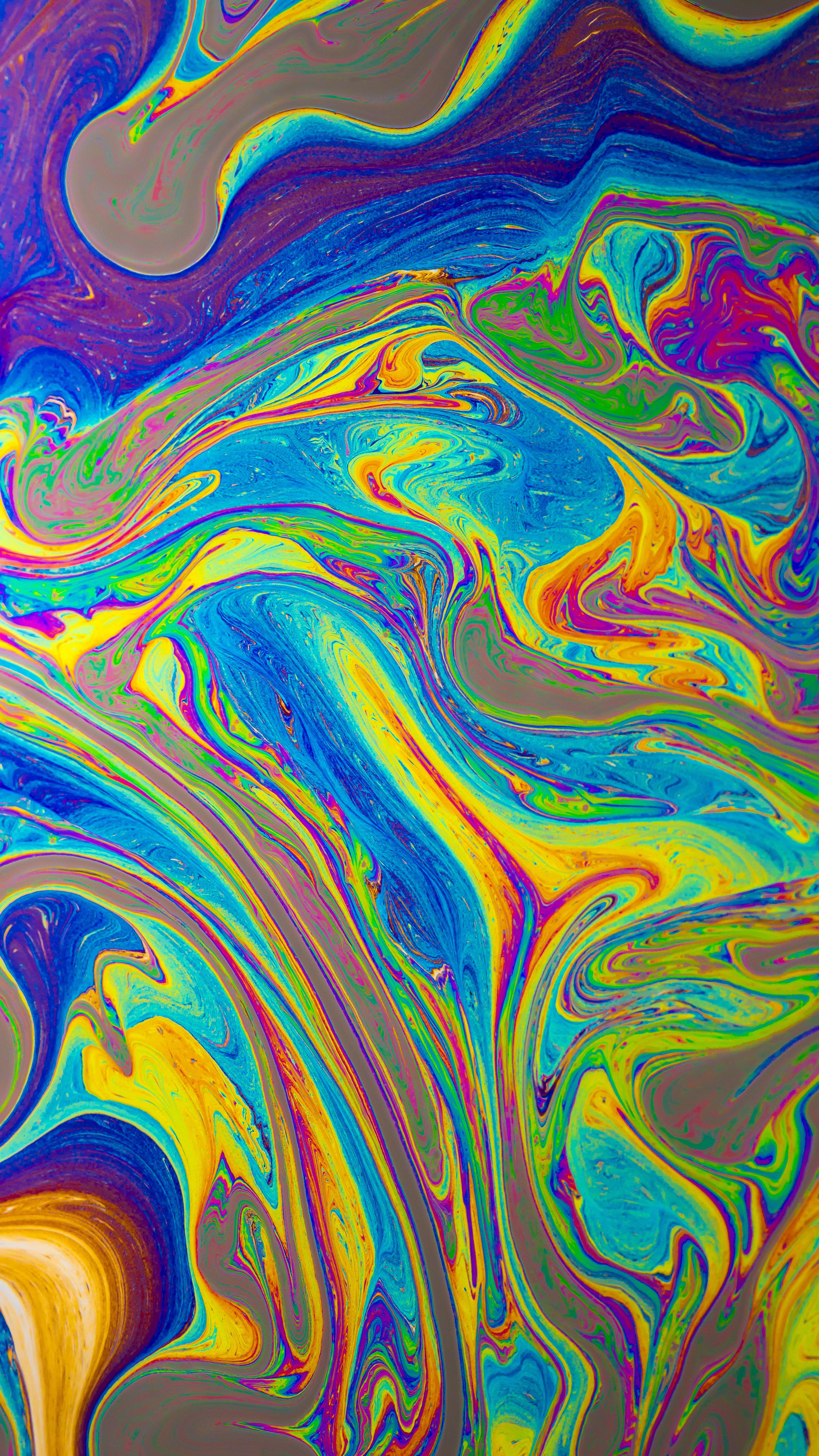 3497x6217 Colourful Liquid Background HD