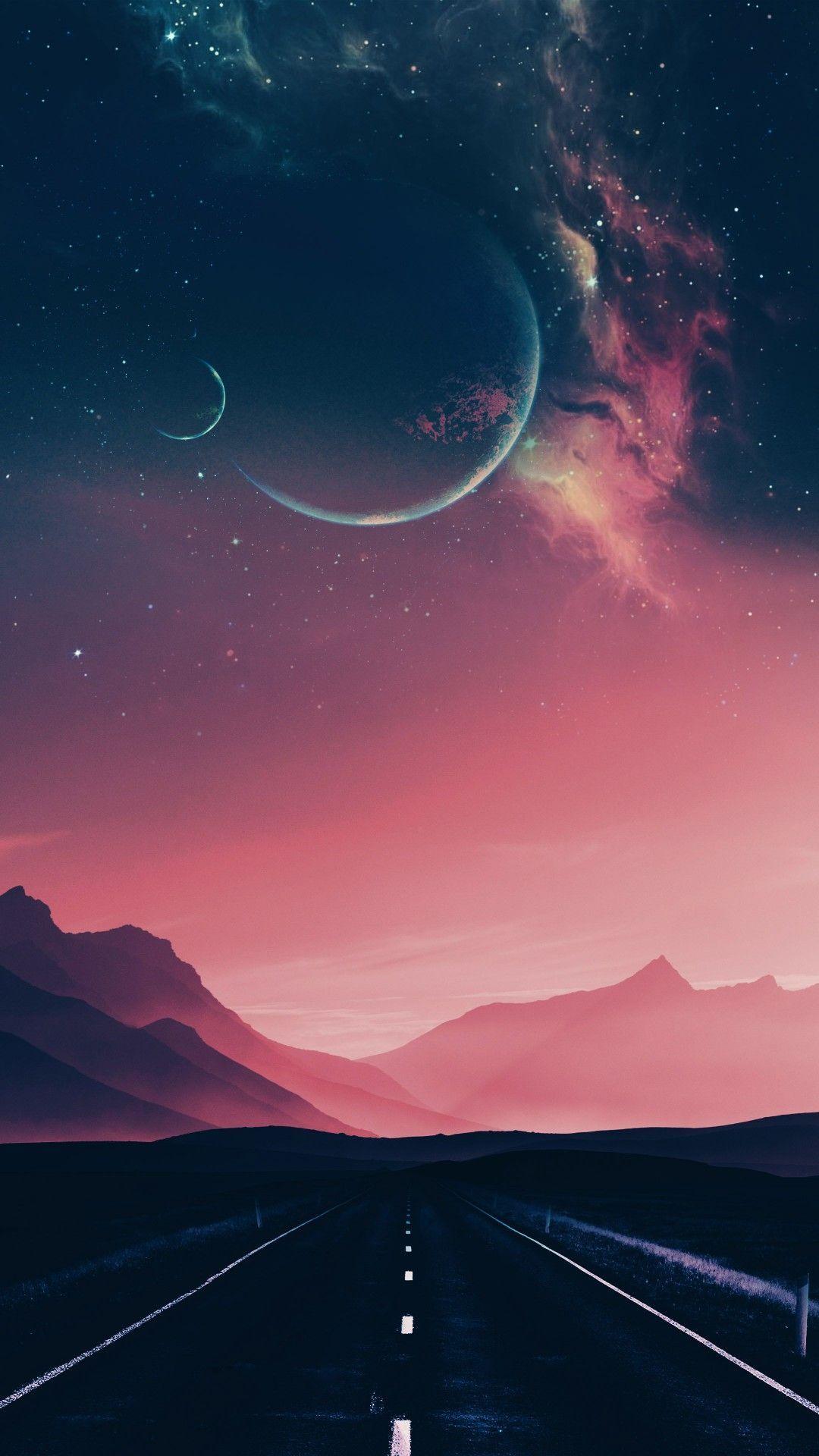 1080x1920 wallpaper for iphone x. Starry night wallpaper, Art wallpaper, Galaxy art
