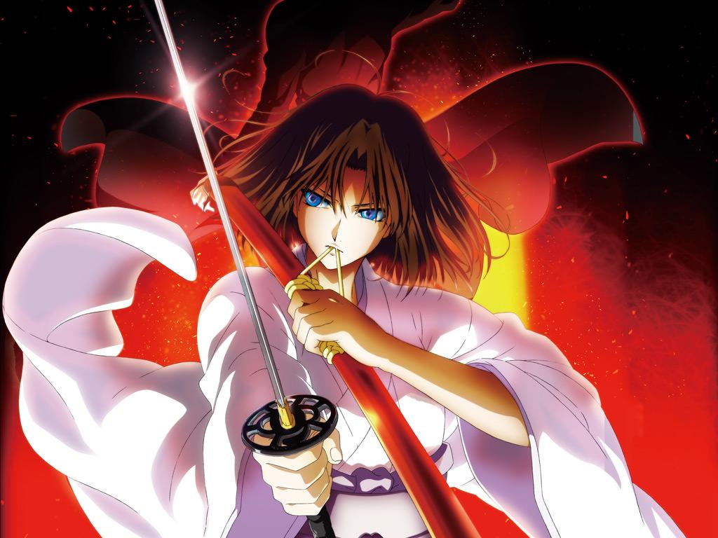 1024x768 Wallpaper of The Garden of Sinners Anime