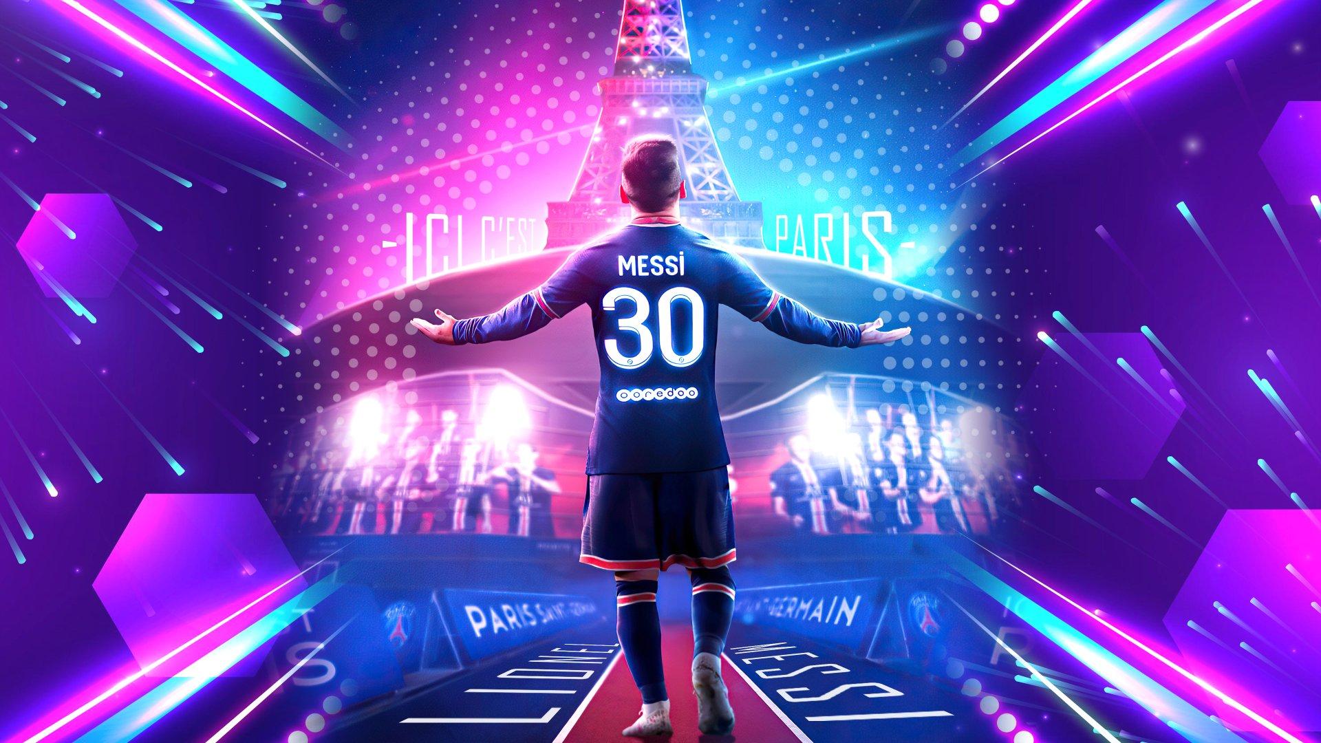 1920x1080 Psg Messi HD Wallpaper and Background Image