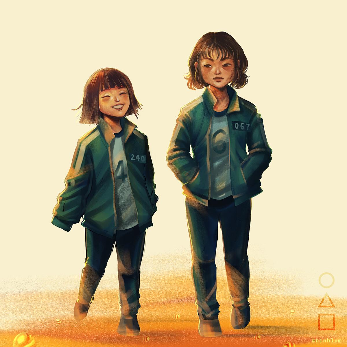 1200x1200 Squid Game Fan Art, Binh Lum
