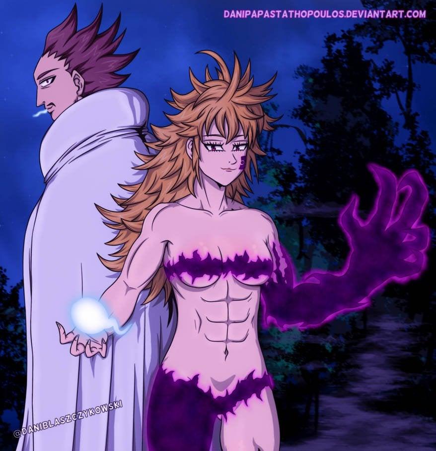 878x910 Derieri and Monspeet Fanart: NanatsunoTaizai