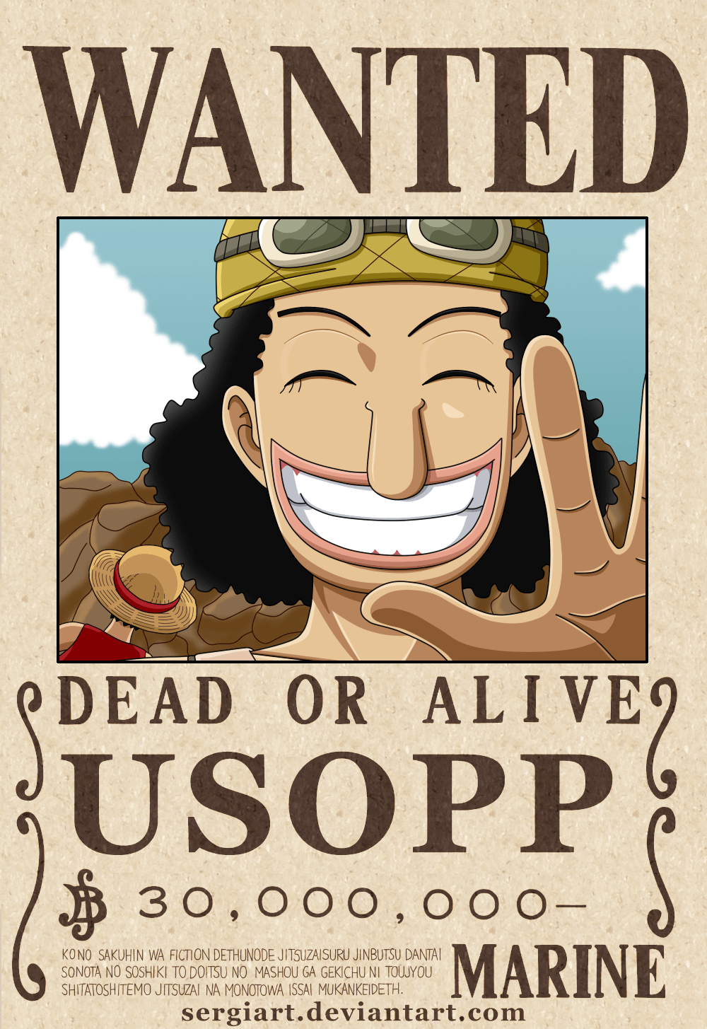 1000x1455 Free download One Piece Usopp wanted poster by SergiART on [1000x1455] for your Desktop, Mobile & Tablet. Explore One Piece Wallpaper Wanted. One Piece Wallpaper, One Piece Zoro Wallpaper