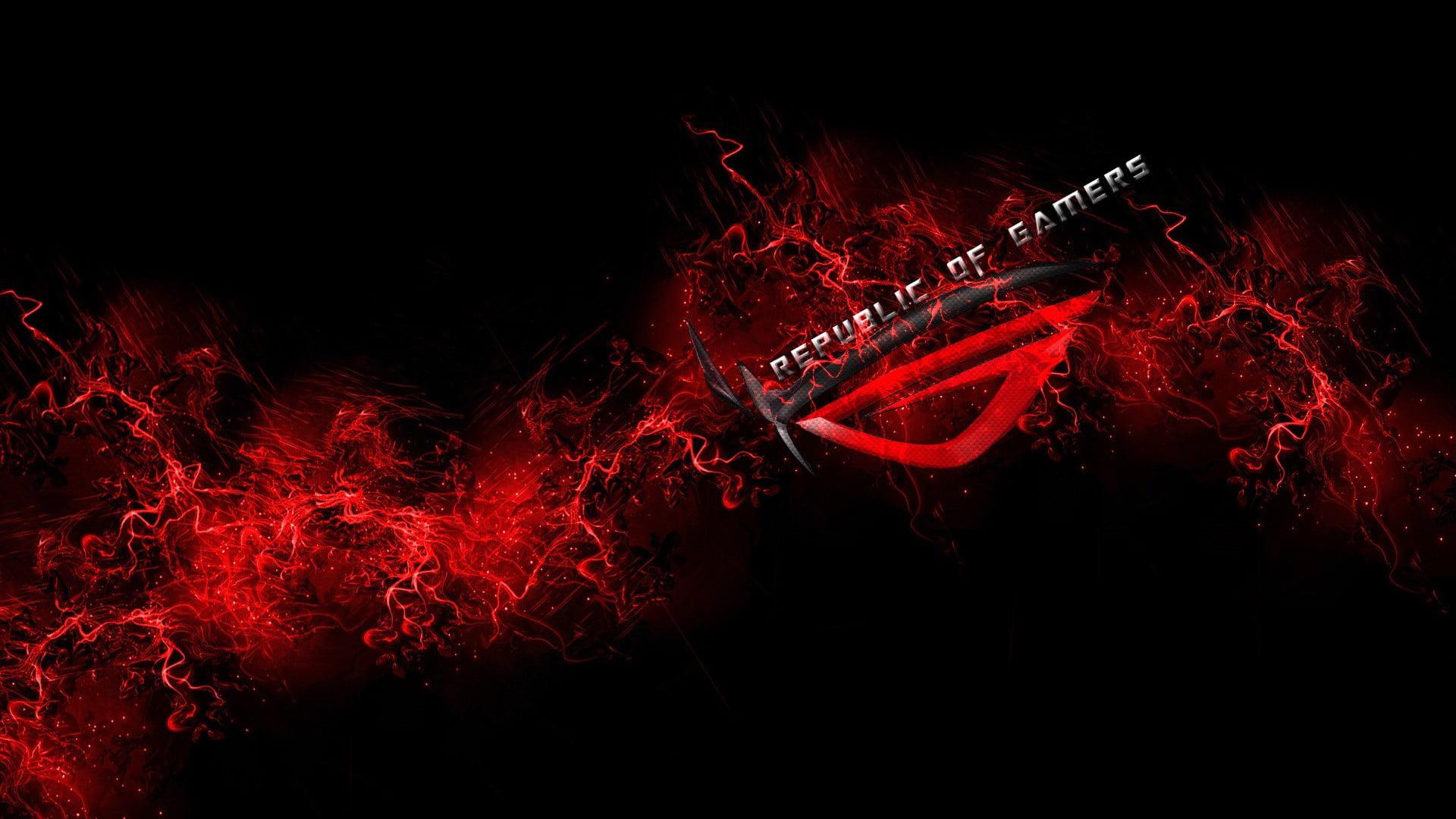 1920x1080 Republic of Gamers logo, window, ASUS, video games, PC gaming • Wallpaper For You HD Wallpaper For Desktop & Mobile