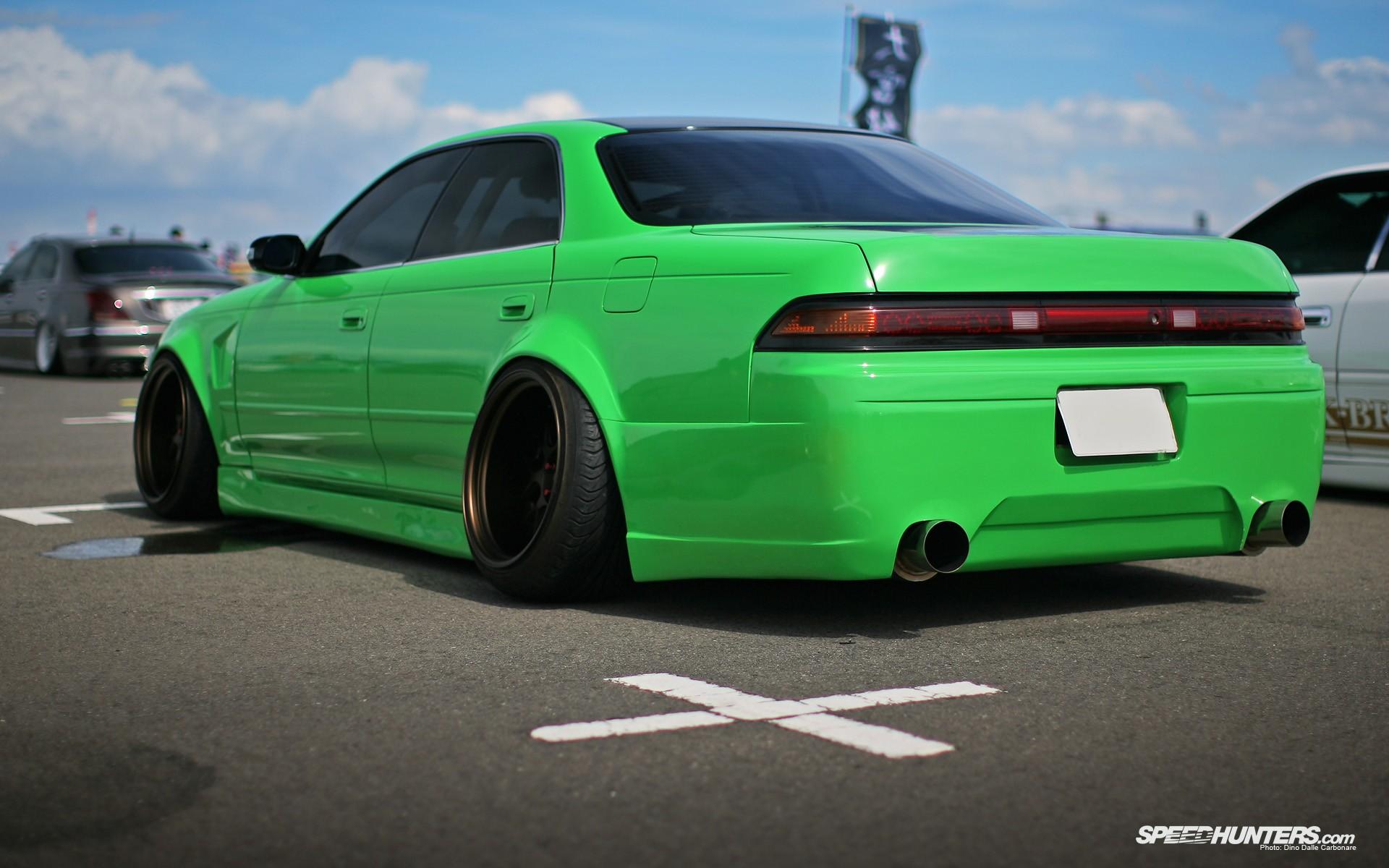 1920x1200 green, Cars, Toyota, Mark, Tuning, Suspension, Stance Wallpaper HD / Desktop and Mobile Background