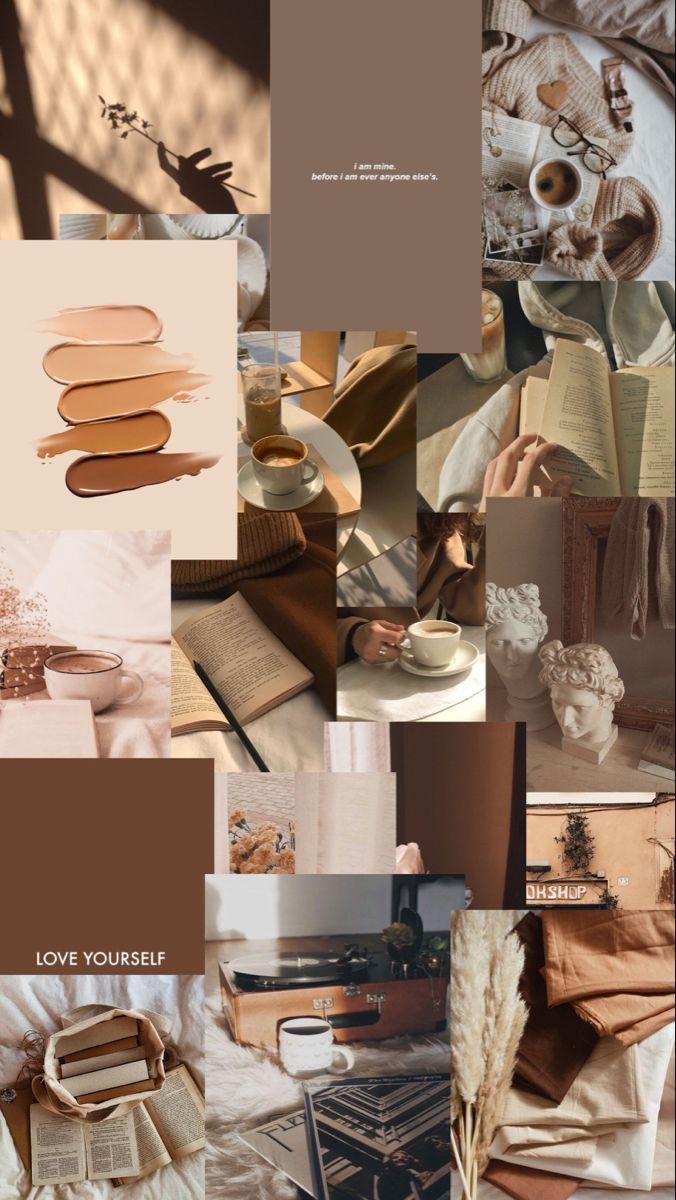 676x1200 Brown aesthetic. Fond d'écran téléphone, Fond d'ecran pastel, Fond d'écran coloré