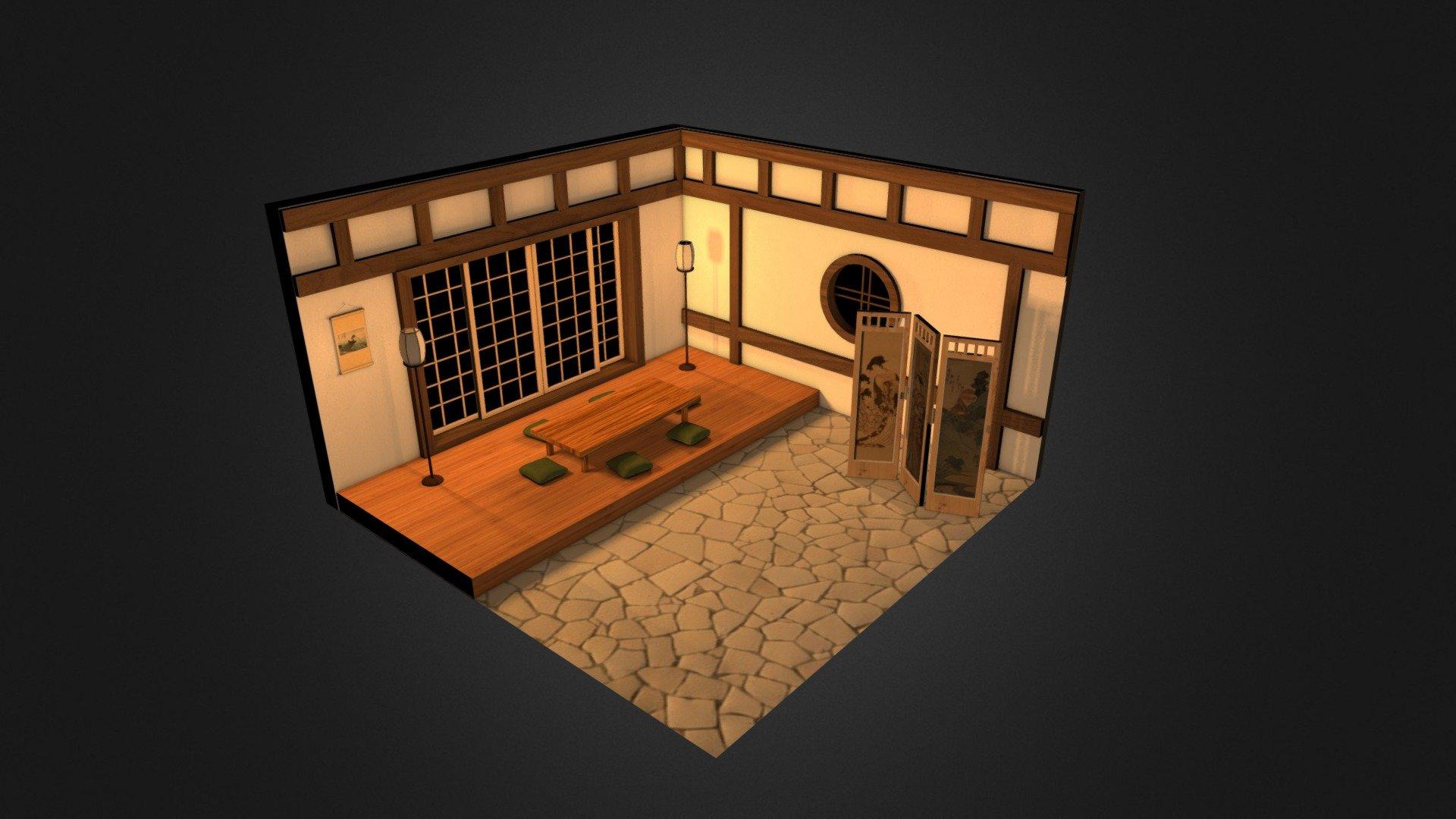 1920x1080 Japanese Room Free 3D model by Hedgehog Boo [0df11f6]
