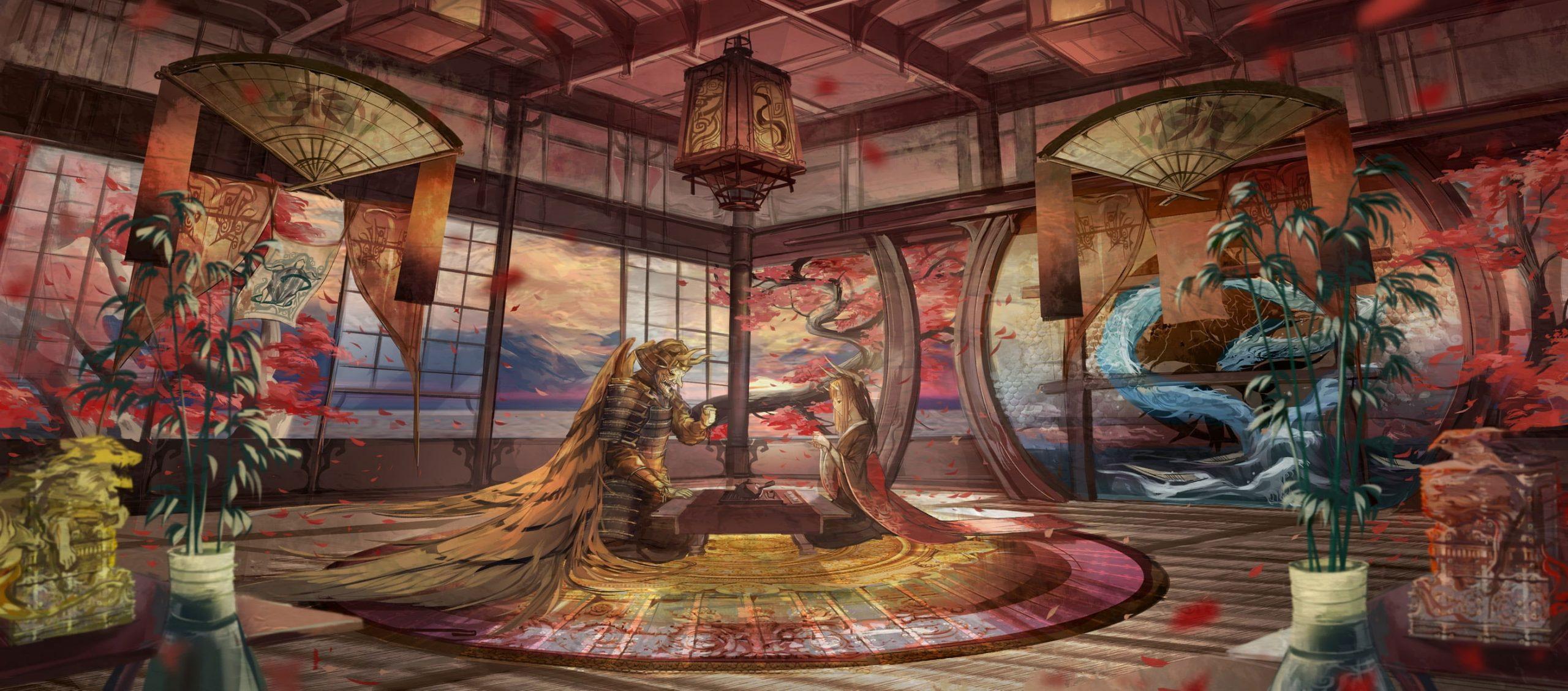 2560x1128 Wallpaper Roomscape, Traditional Japanese Room, Anime Girl • Wallpaper For You HD Wallpaper For Desktop & Mobile