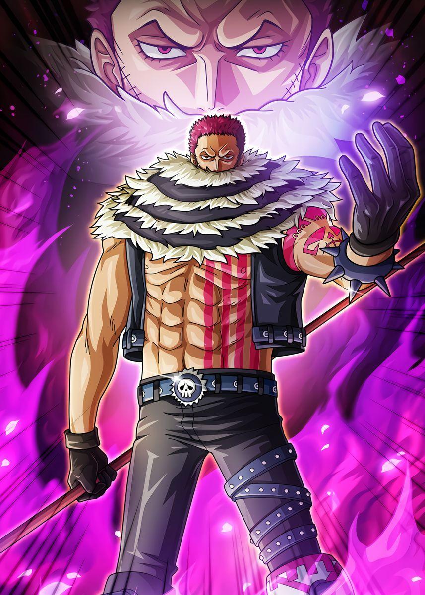 857x1200 Charlotte Katakuri' Poster by OnePieceTreasure. Displate. Personagens de anime, Anime, Fanarts anime