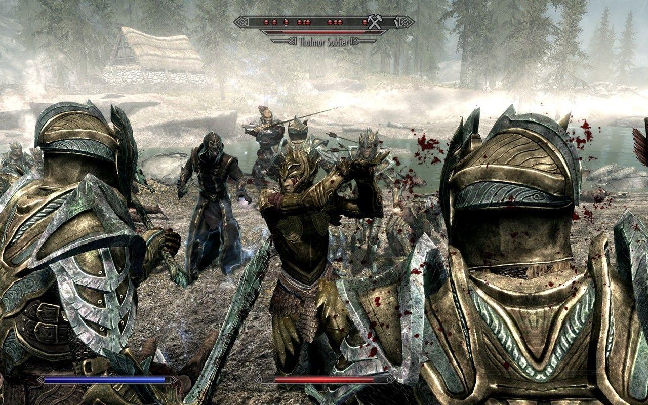 1280x800 Skyrim encounters. The Details part 1 Thalmor, wood elves, dark