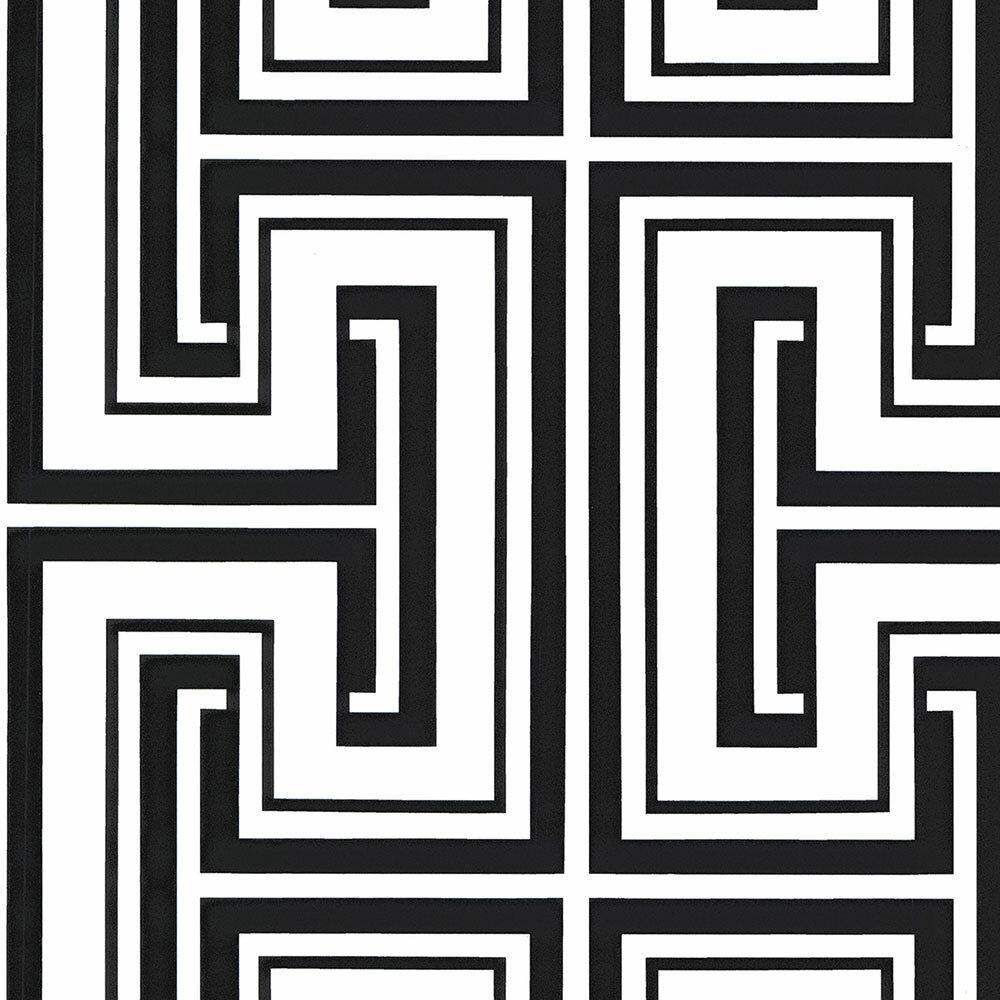 1000x1000 Mercer41 Cular 32.7' x 20.5 Geometric Maze Roll Wallpaper & Reviews