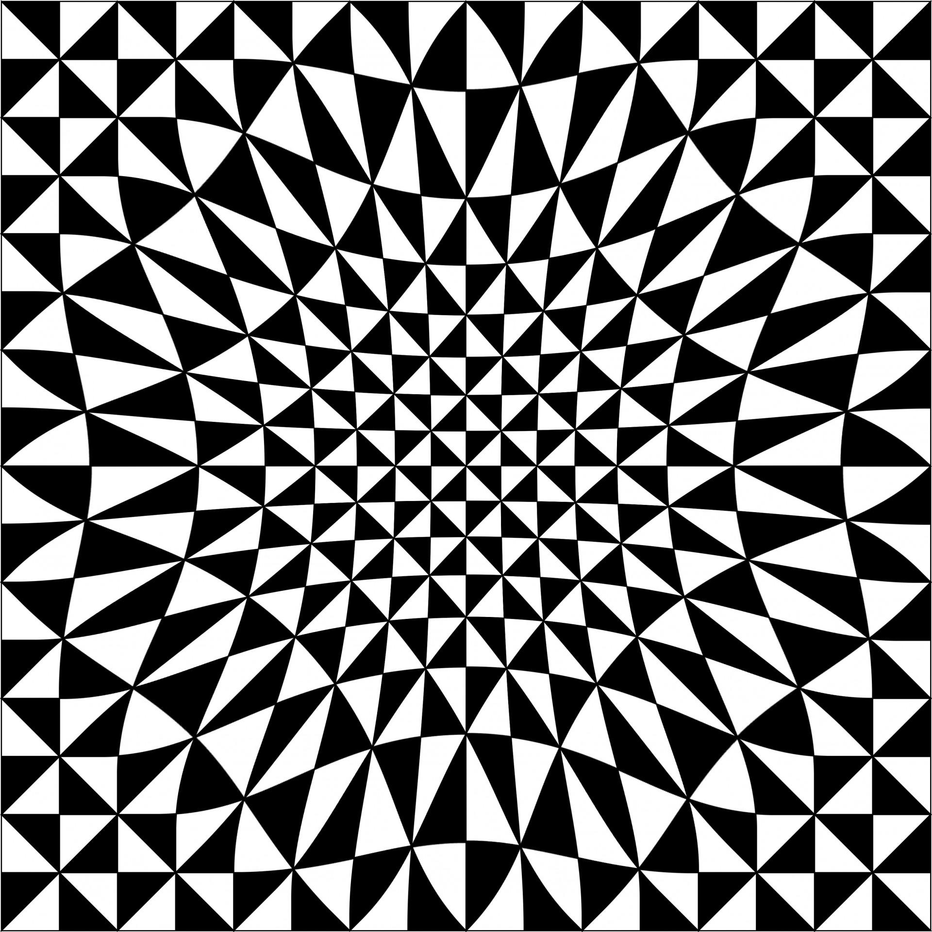 1920x1920 Geometric, pattern, background, black, white