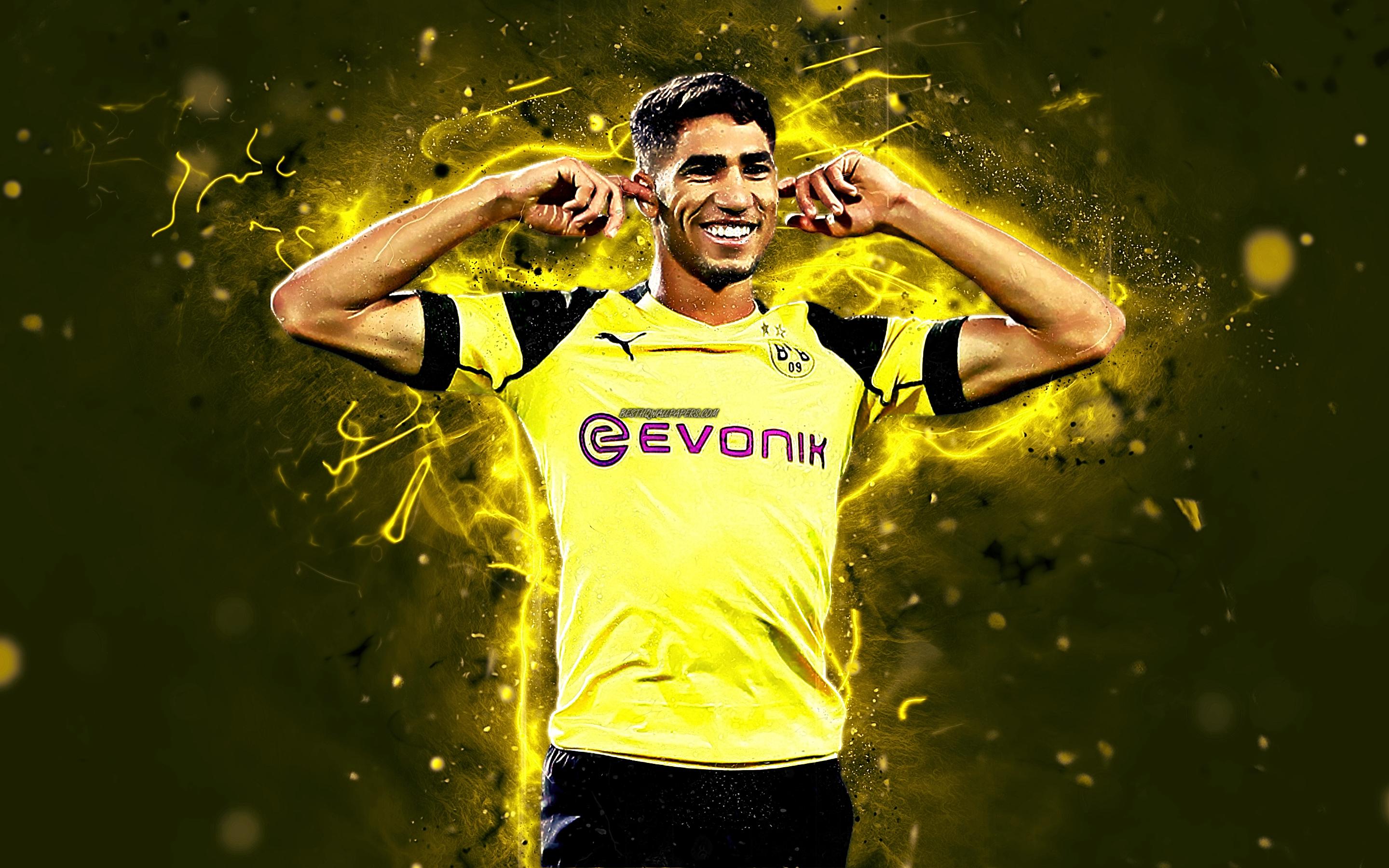 Wallpaper Achraf Hakimi T-Shirt by Fani Yani - Pixels