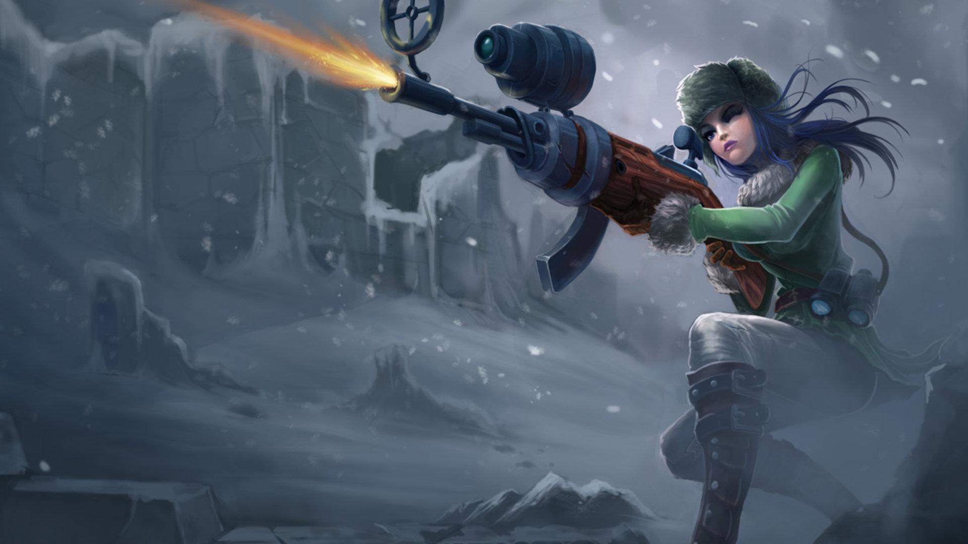 1920x1080 Caitlyn (League Of Legends) wallpaper HD for desktop background
