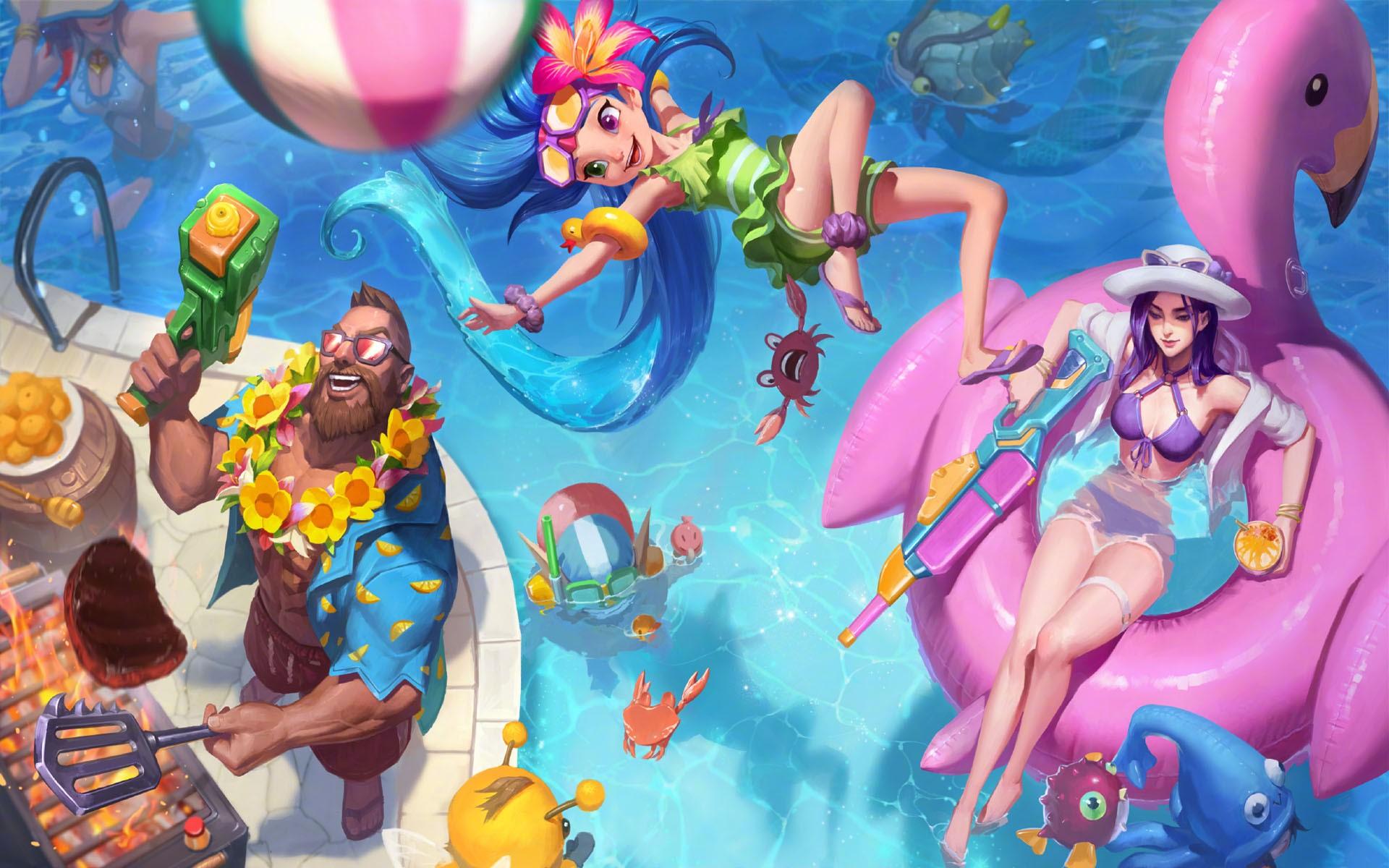 1920x1200 HD Wallpaper for theme: Caitlyn (League of Legends) HD wallpaper, background