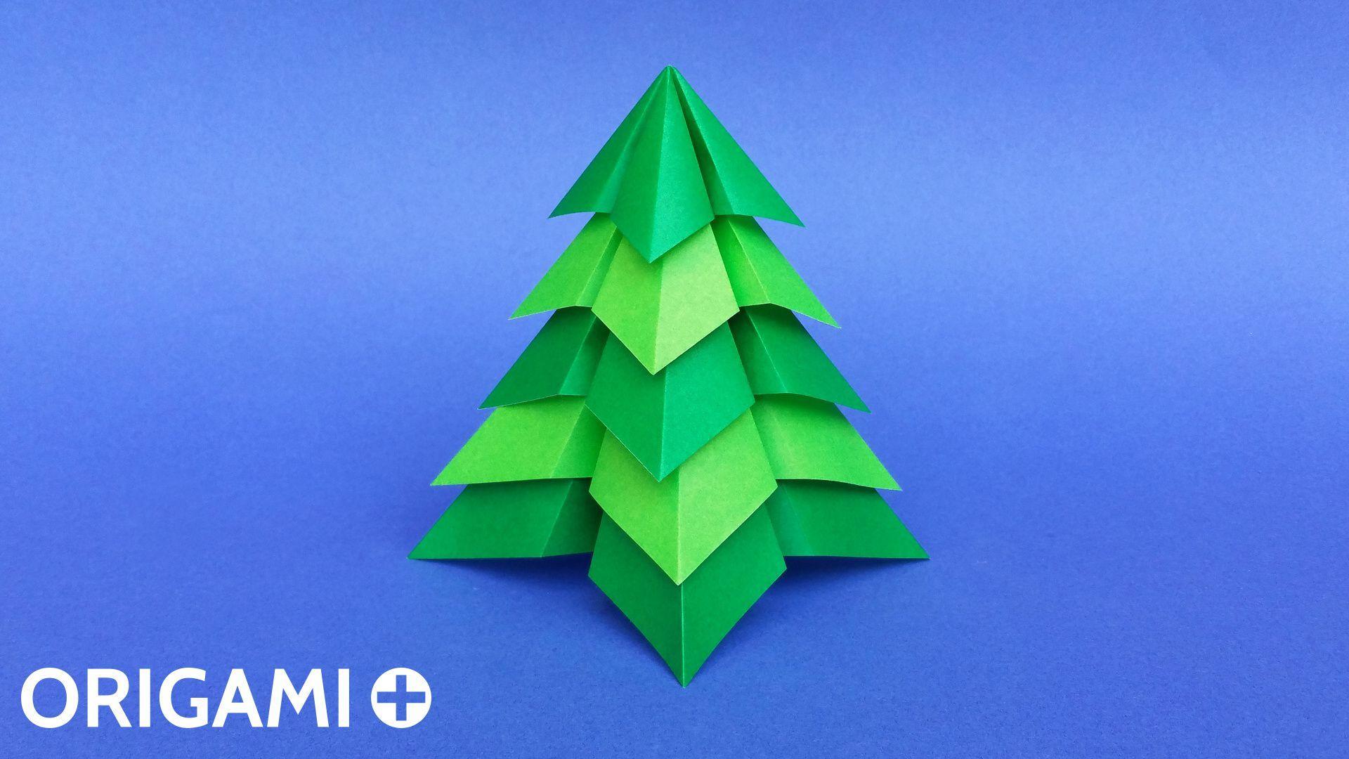 1920x1080 Origami Very Easy Christmas Tree